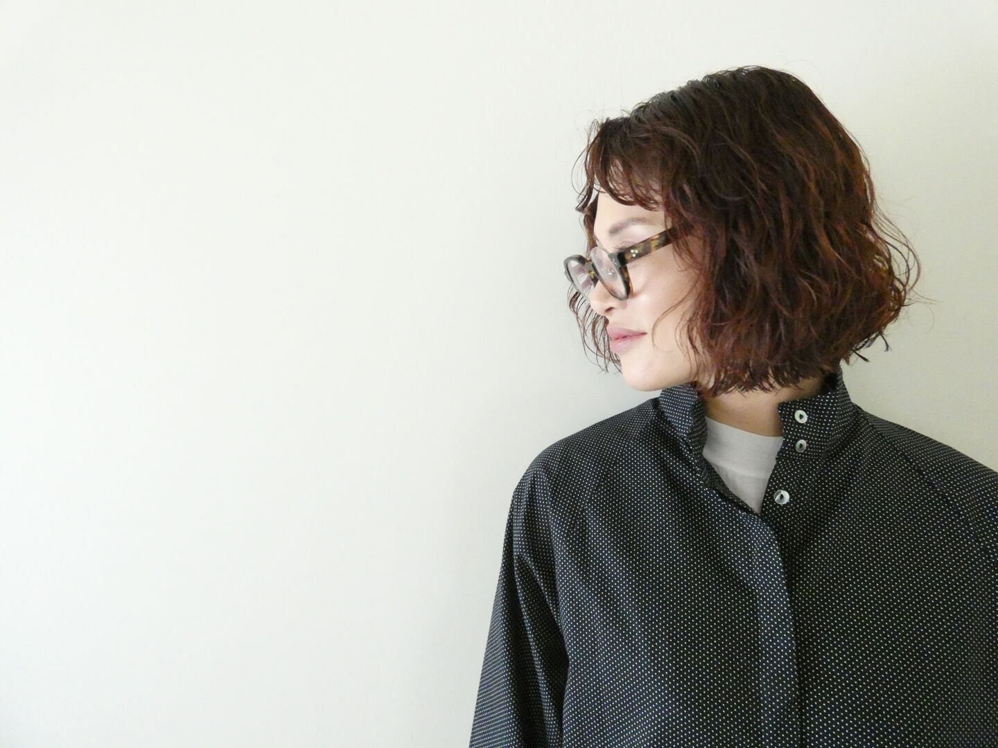 MidiUmi(ミディウミ) dot shirt blousonの商品画像4