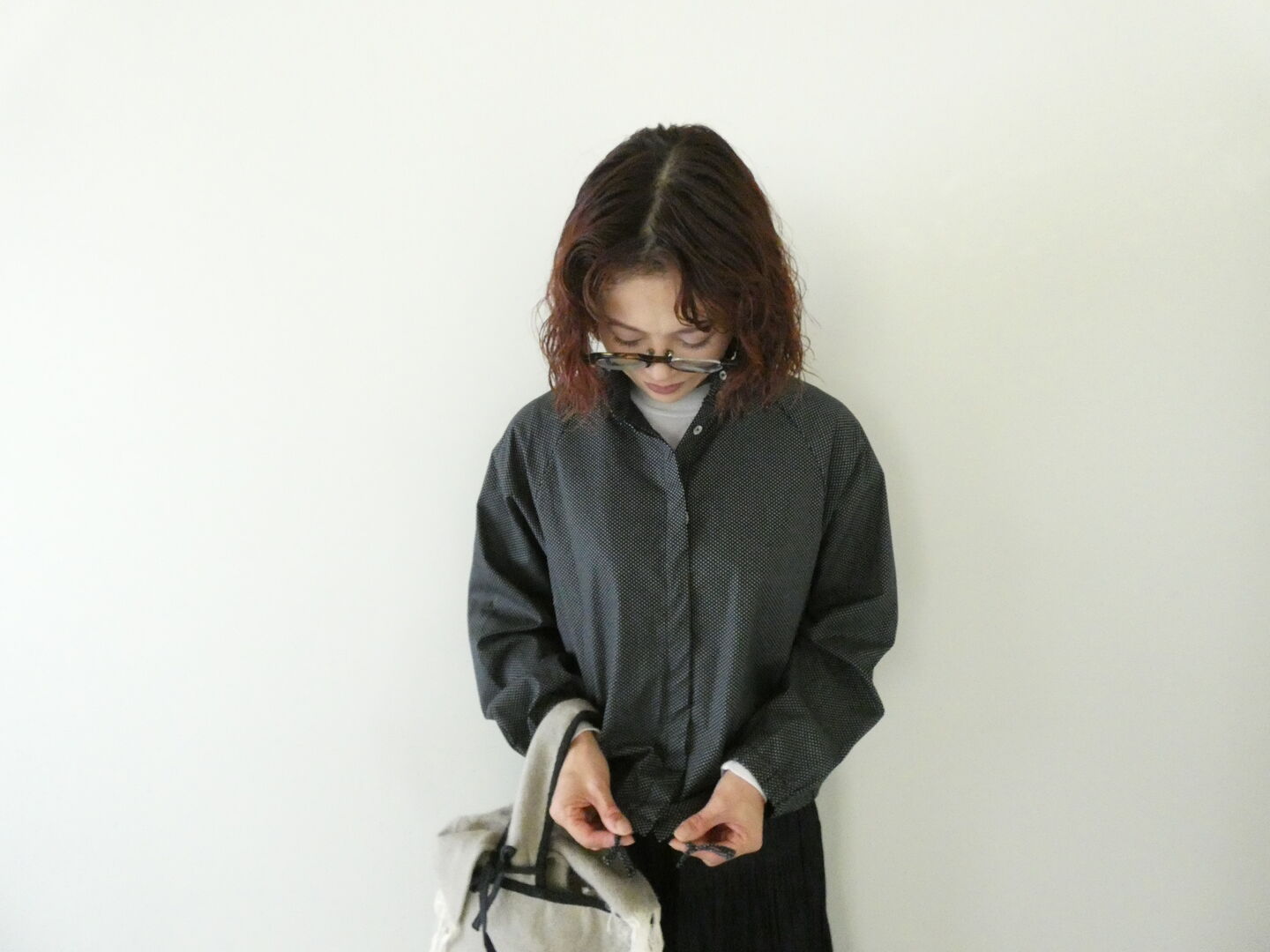 MidiUmi(ミディウミ) dot shirt blousonの商品画像7