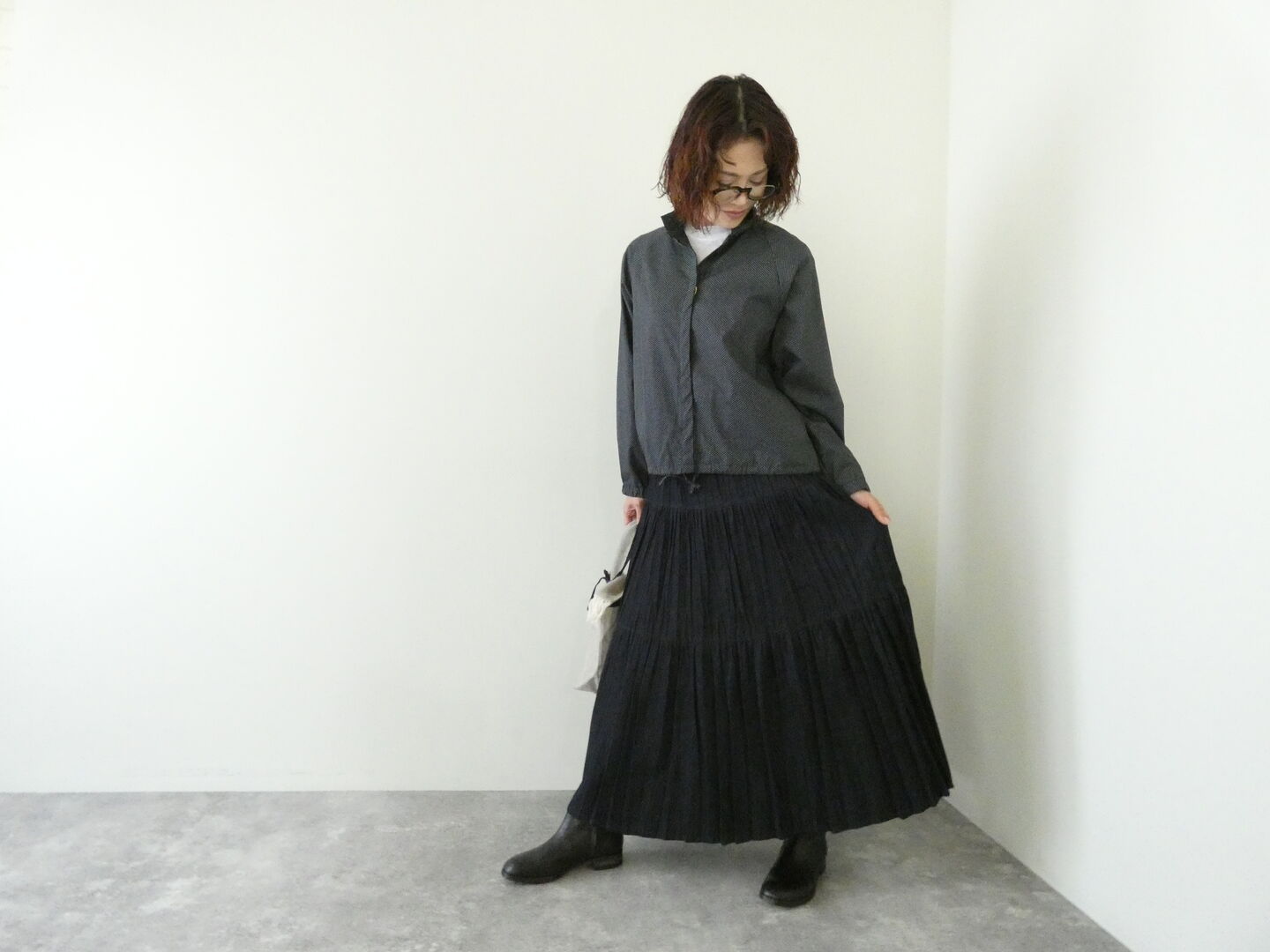 MidiUmi(ミディウミ) dot shirt blousonの商品画像9