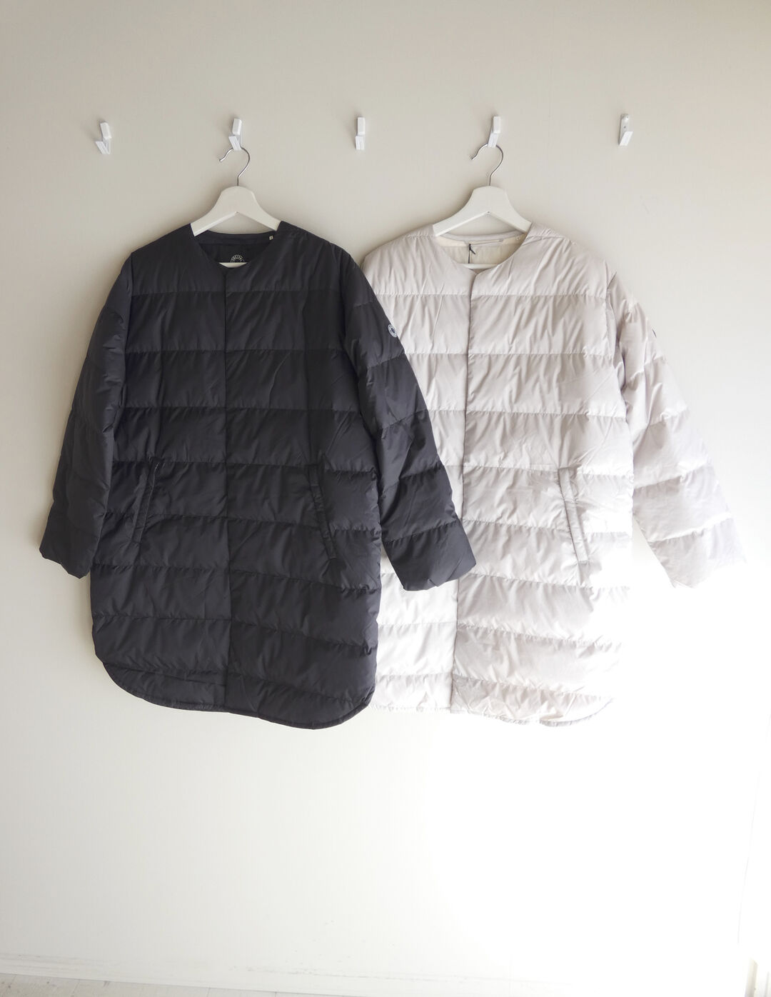 ORCIVAL(オーシバル) ノーカラーライトダウンコート ROUND NECK LONG COATの商品画像10