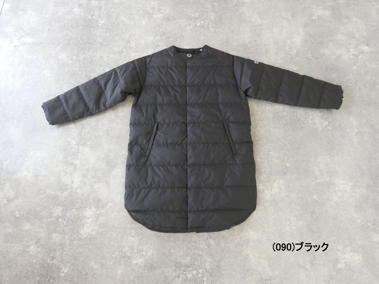 ORCIVAL(オーシバル) ノーカラーライトダウンコート ROUND NECK LONG COATの商品画像12