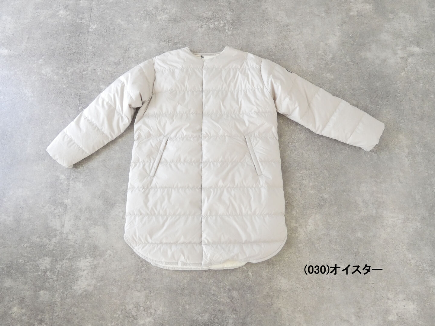 ORCIVAL(オーシバル) ノーカラーライトダウンコート ROUND NECK LONG COATの商品画像28