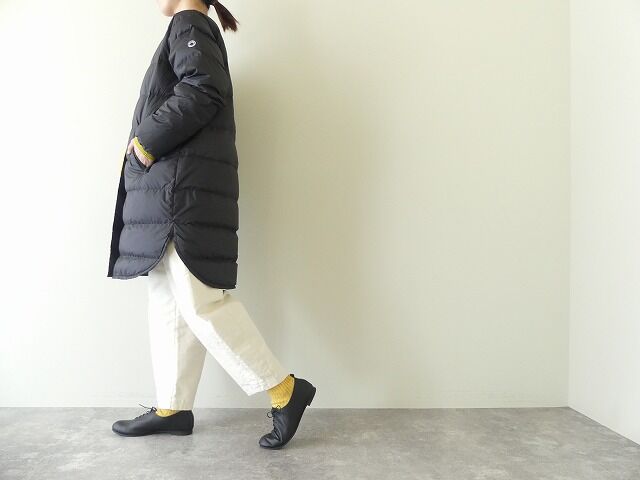ORCIVAL(オーシバル) ノーカラーライトダウンコート ROUND NECK LONG COATの商品画像6