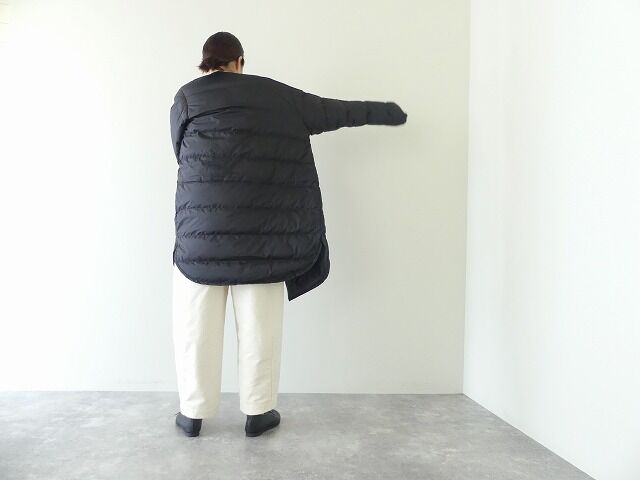ORCIVAL(オーシバル) ノーカラーライトダウンコート ROUND NECK LONG COATの商品画像9