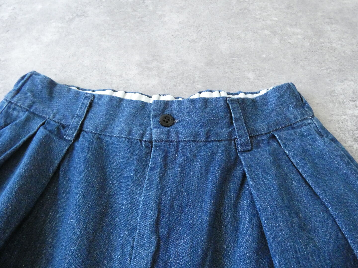 PARADIS(パラディ) コットンデニムタックワイドパンツの商品画像22