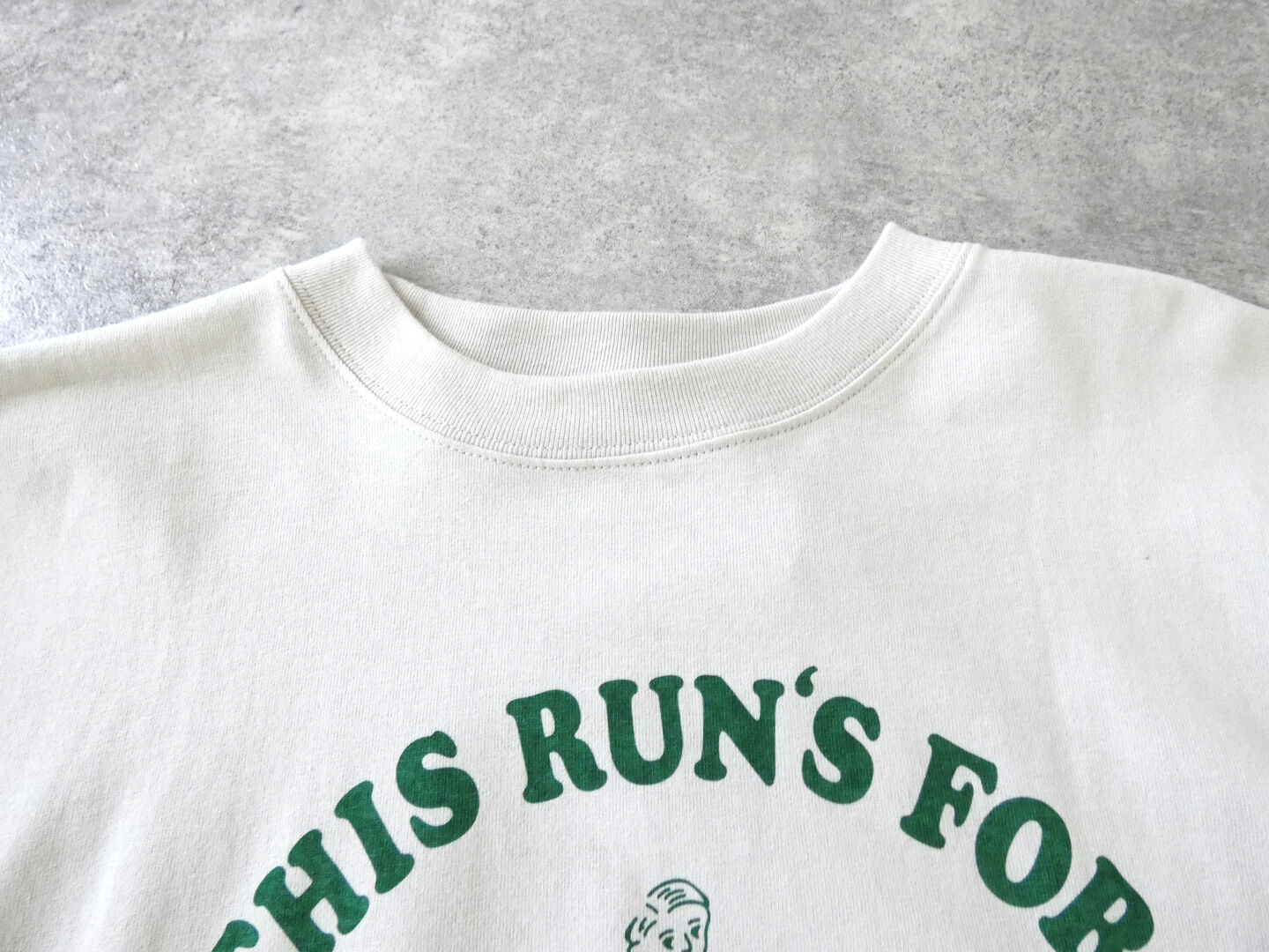 PACIFIC PARK STORE(パシフィックパークストア) ヘムラウンドプリントT THIS RUNS FOR YOUの商品画像19