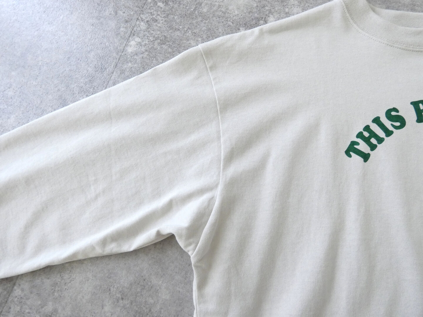 PACIFIC PARK STORE(パシフィックパークストア) ヘムラウンドプリントT THIS RUNS FOR YOUの商品画像21
