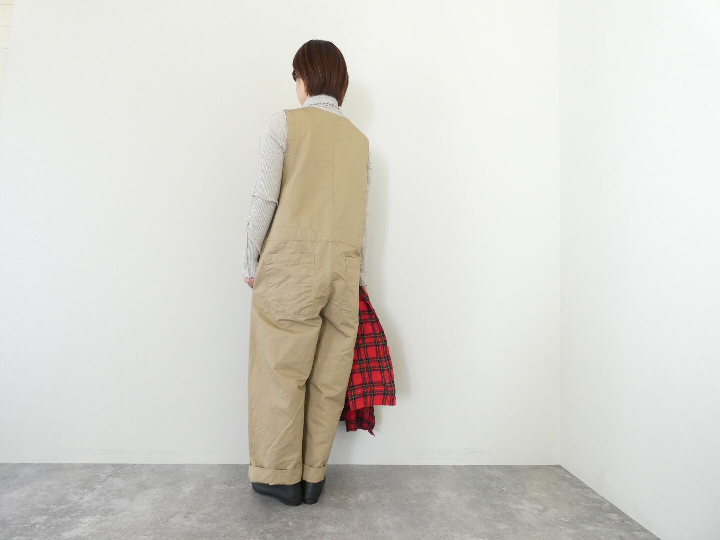 prit(プリット) コットンリネン交織カルゼオールインワンの商品画像9