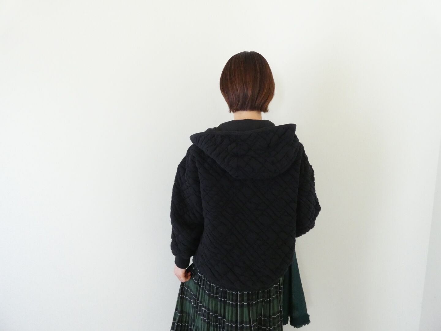 prit(プリット) シュリンクキルトフードZIPブルゾンの商品画像10