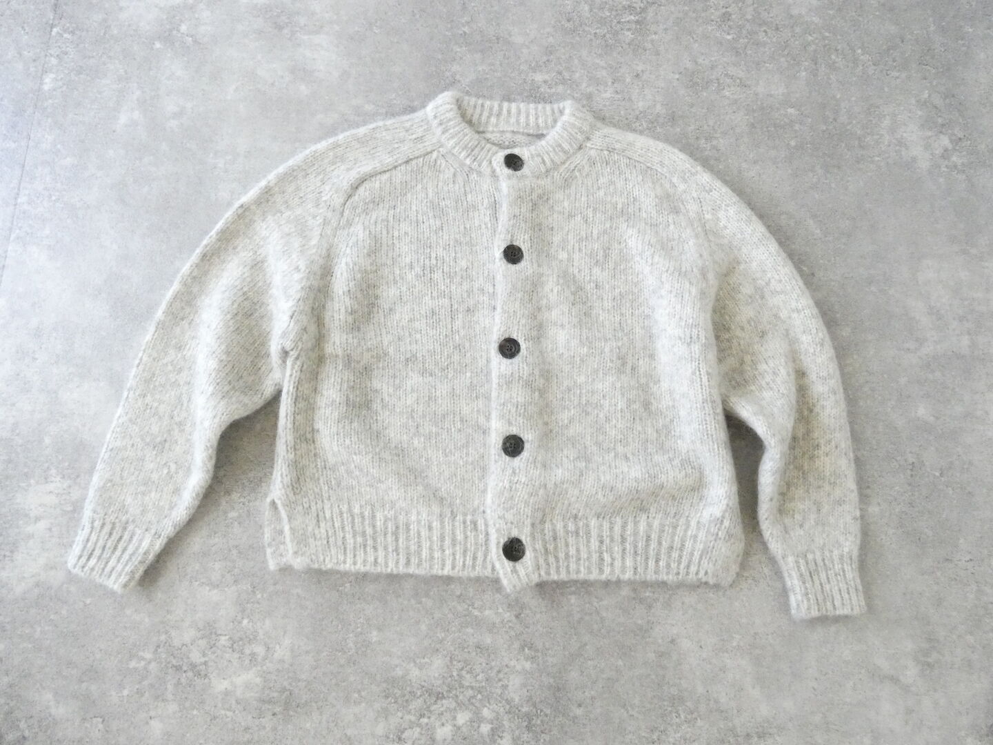 prit(プリット) 1/2.5アルパカコットン3G天竺編みクルーネックカーディガンの商品画像2