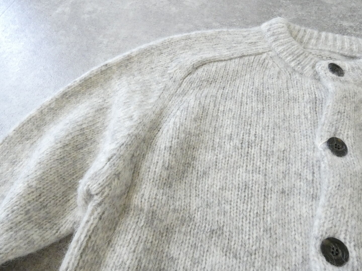 prit(プリット) 1/2.5アルパカコットン3G天竺編みクルーネックカーディガンの商品画像24