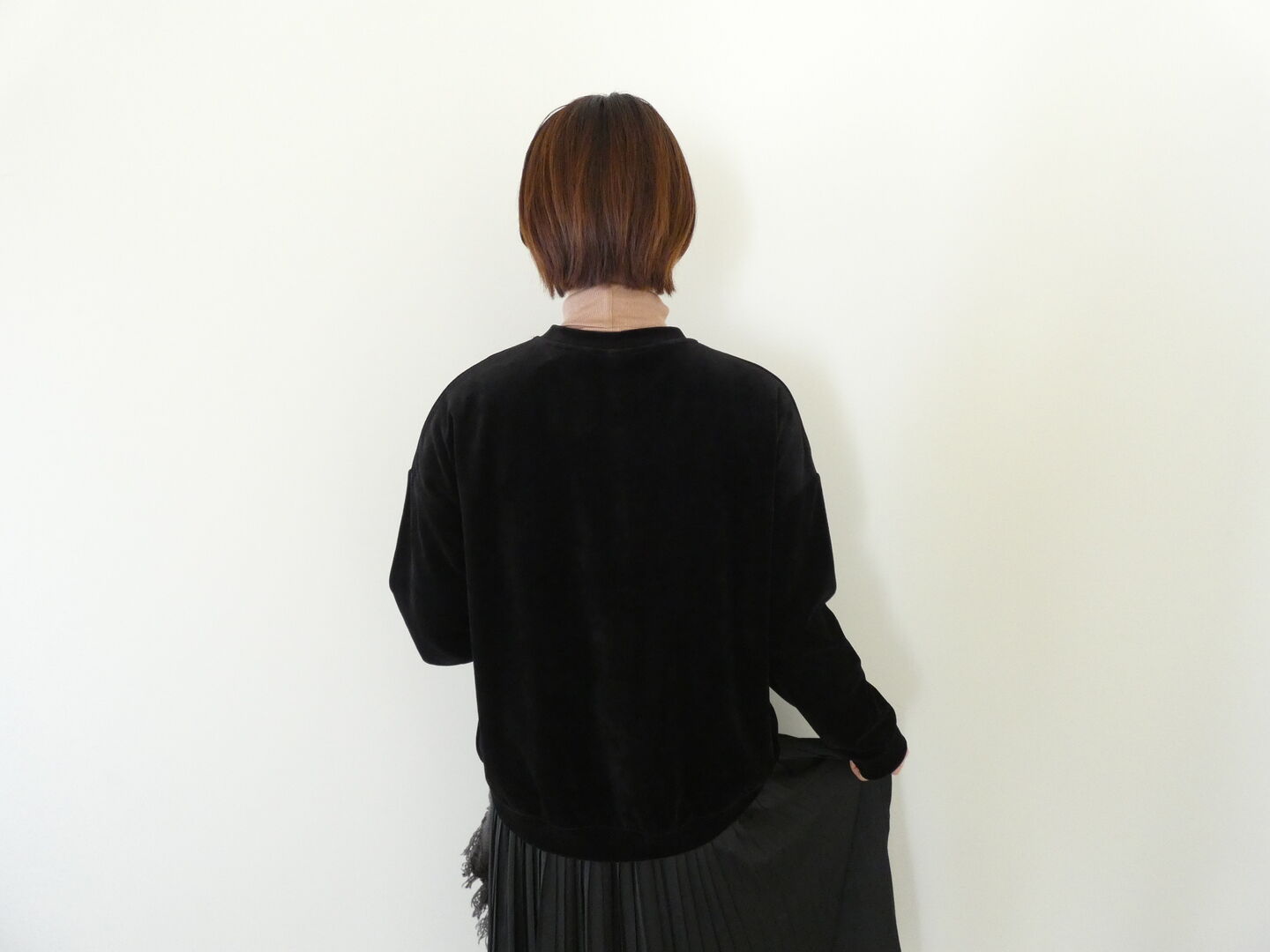 prit(プリット) ソフトベロアクルーネックカーディガンの商品画像8