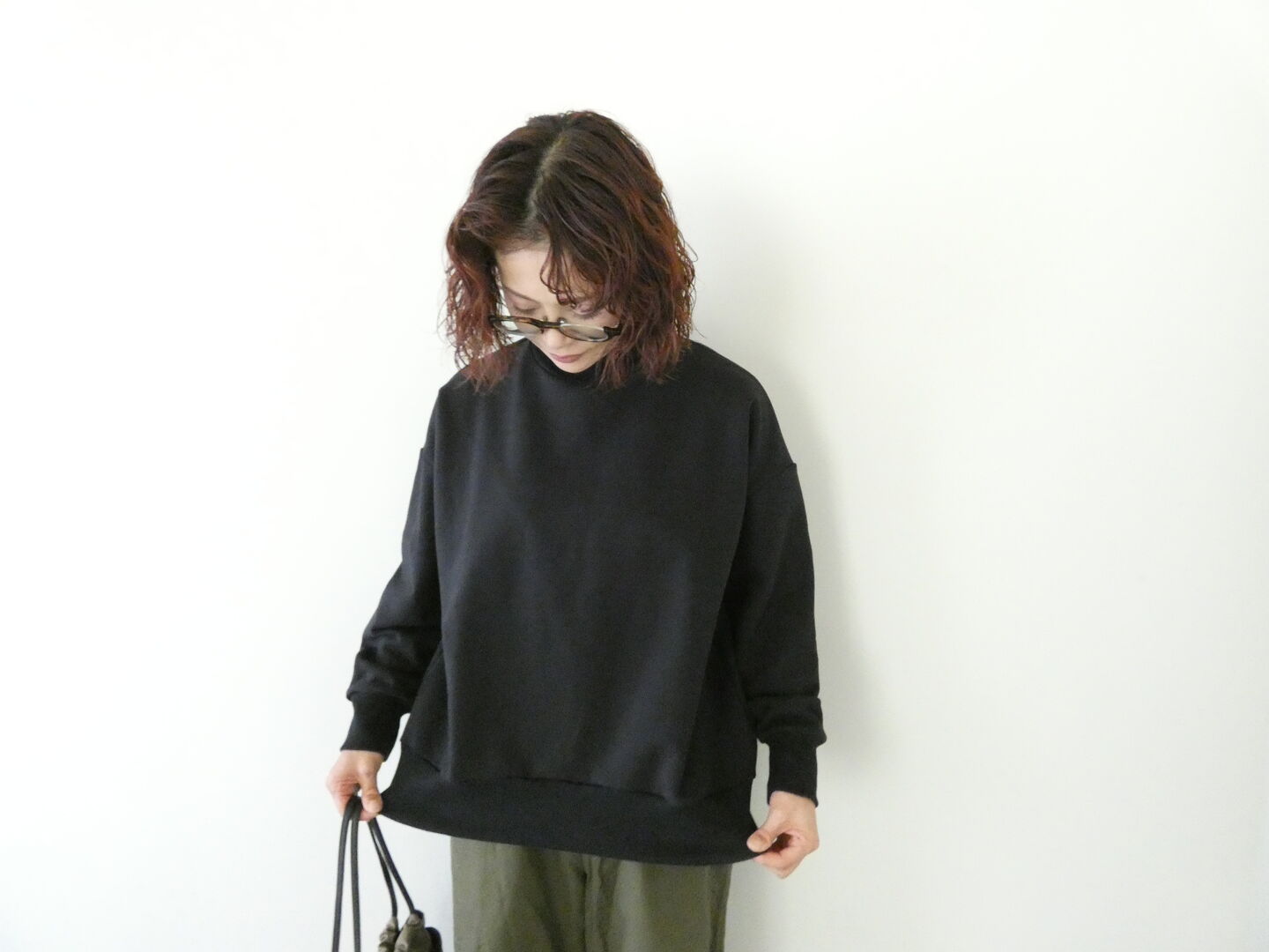TRAVAIL MANUEL(トラバイユマニュアル) ブラッシュウラケハイネックプルオーバーの商品画像1