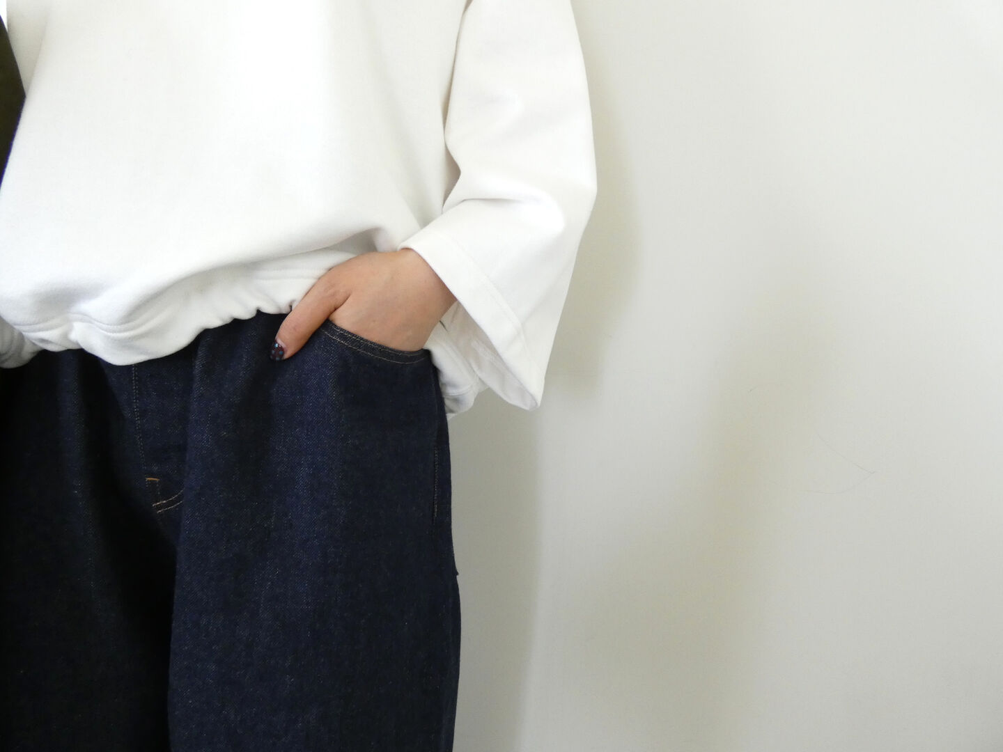 TRAVAIL MANUEL(トラバイユマニュアル) セルビッチデニムルーズ5ポケットパンツの商品画像8