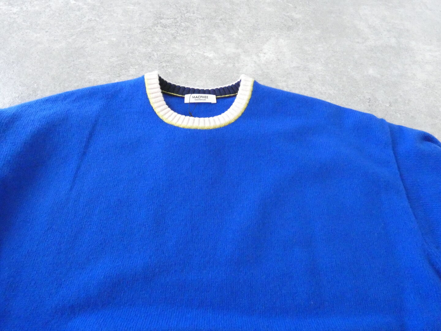 MACPHEE(マカフィー) ラム配色クループルオーバーの商品画像30