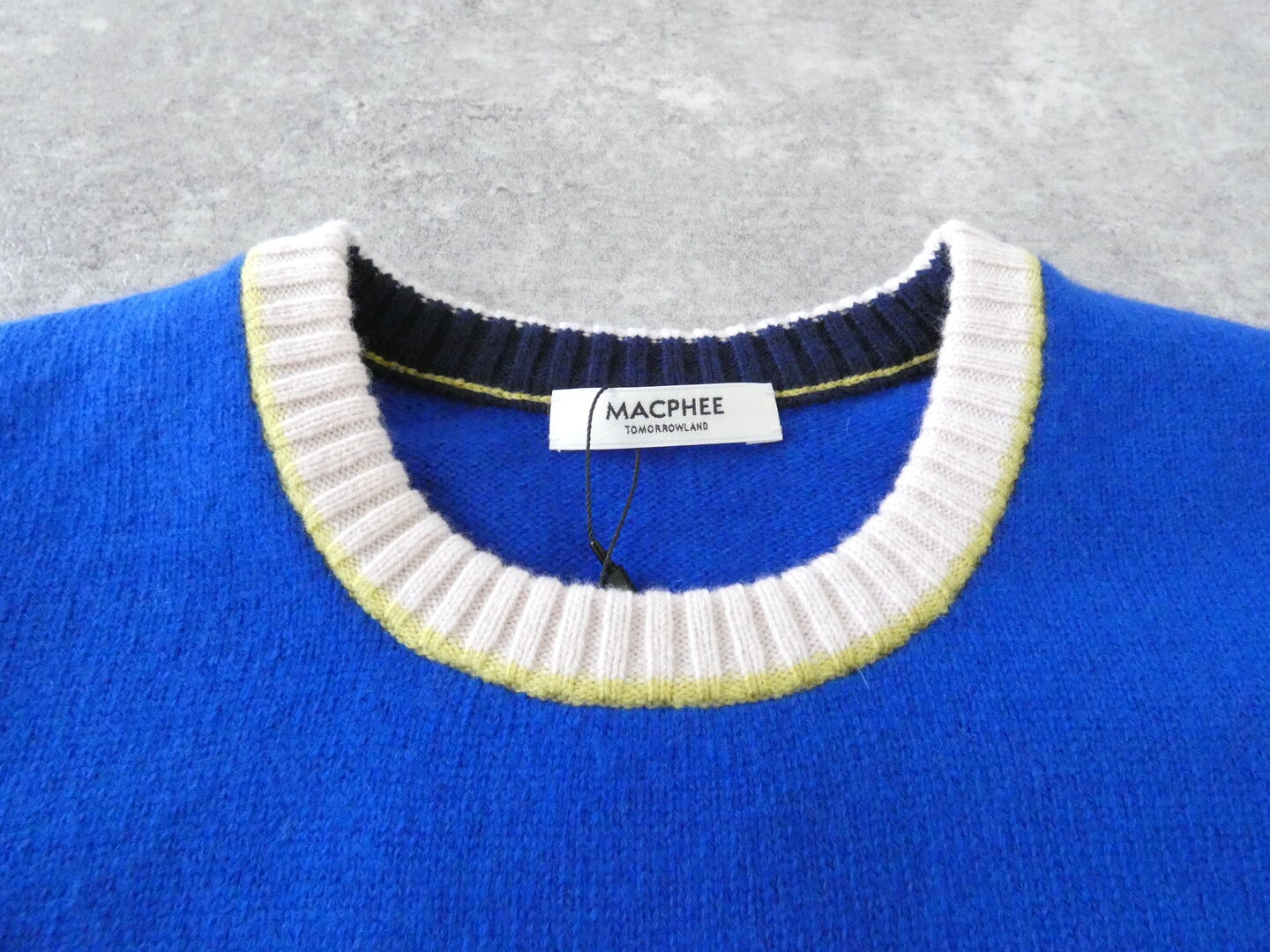 MACPHEE(マカフィー) ラム配色クループルオーバーの商品画像31