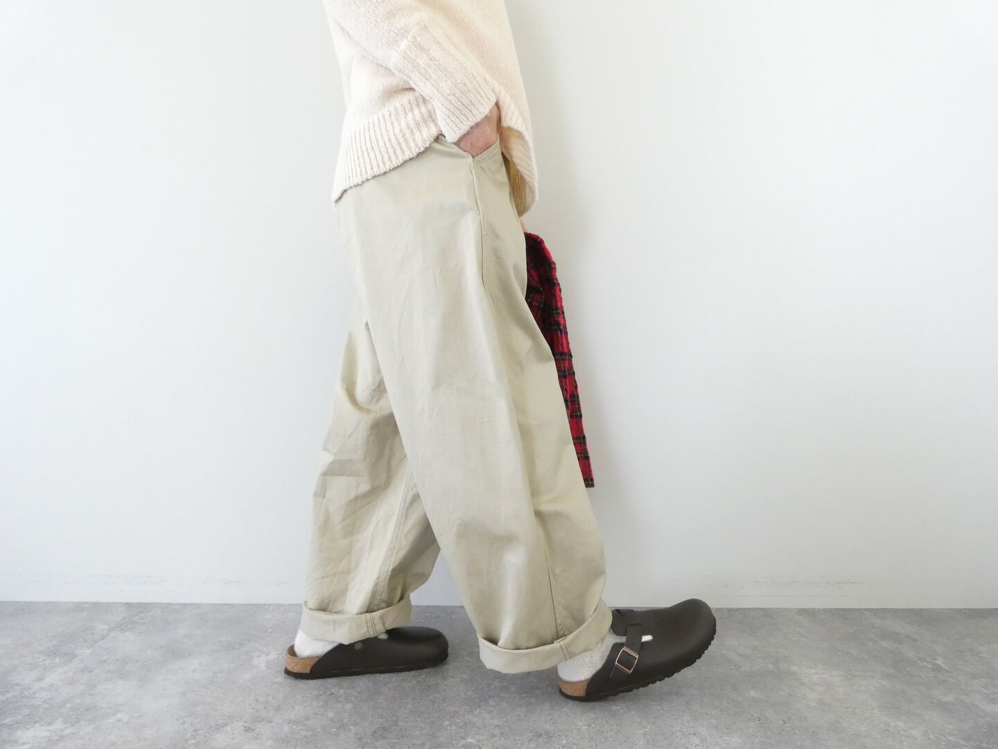 D.M.G.(ディーエムジー) サイドアジャストチノトラウザーの商品画像4