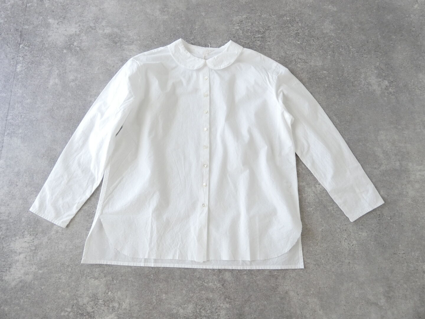 homspun(ホームスパン) パルキーシーチング薄手フラットカラーブラウスの商品画像10