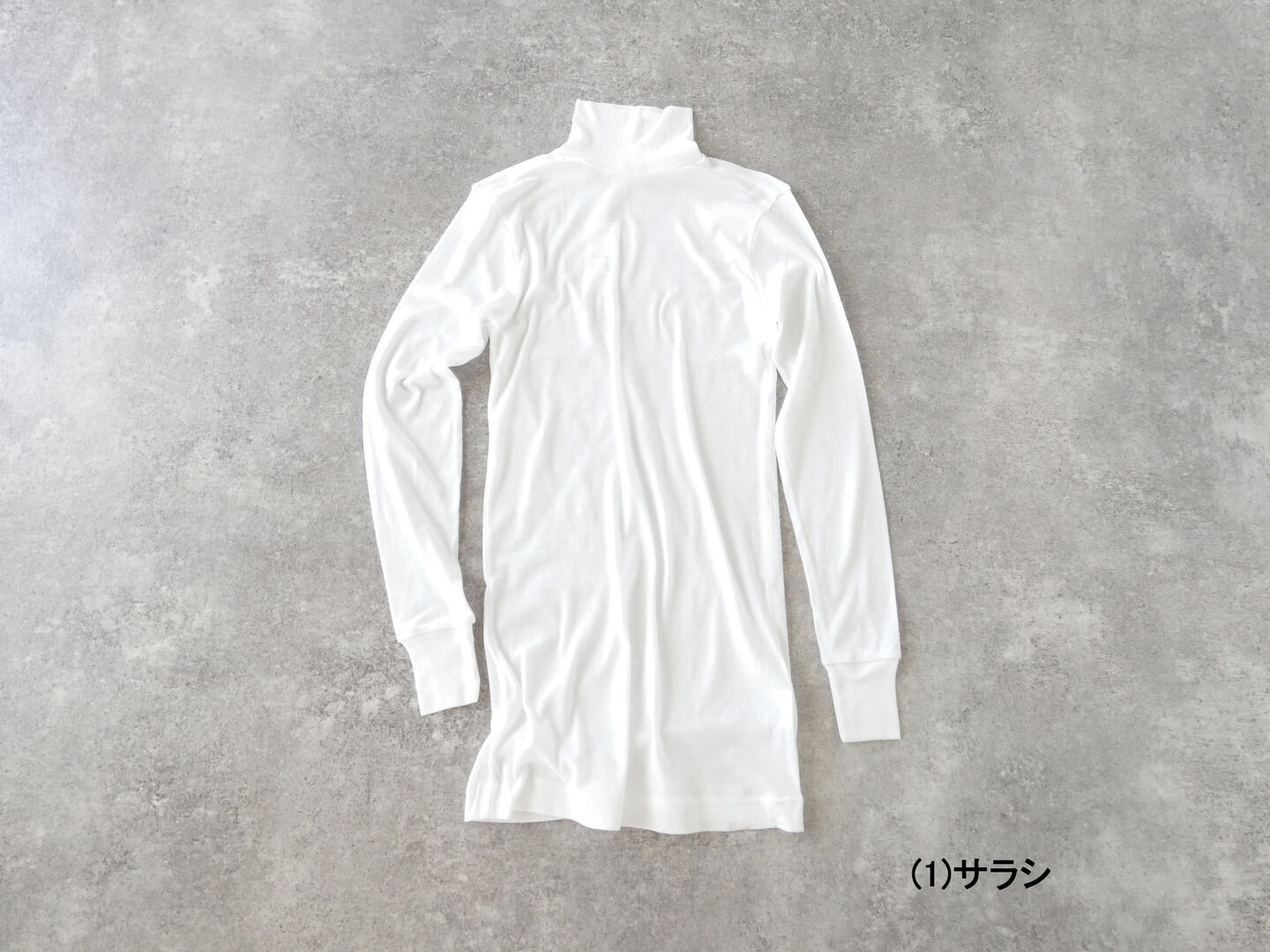 homspun(ホームスパン) 60/1フライスハイネックロング丈プルオーバーの商品画像28