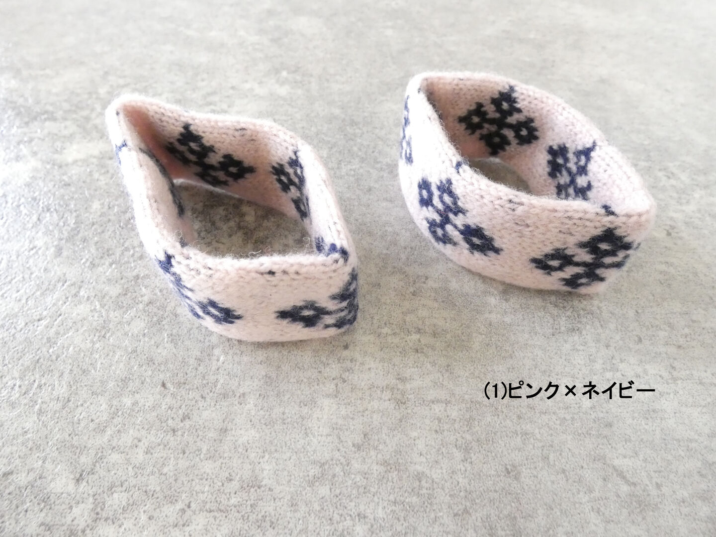 homspun(ホームスパン) メリノウールジャガード編みブレスレットの商品画像6