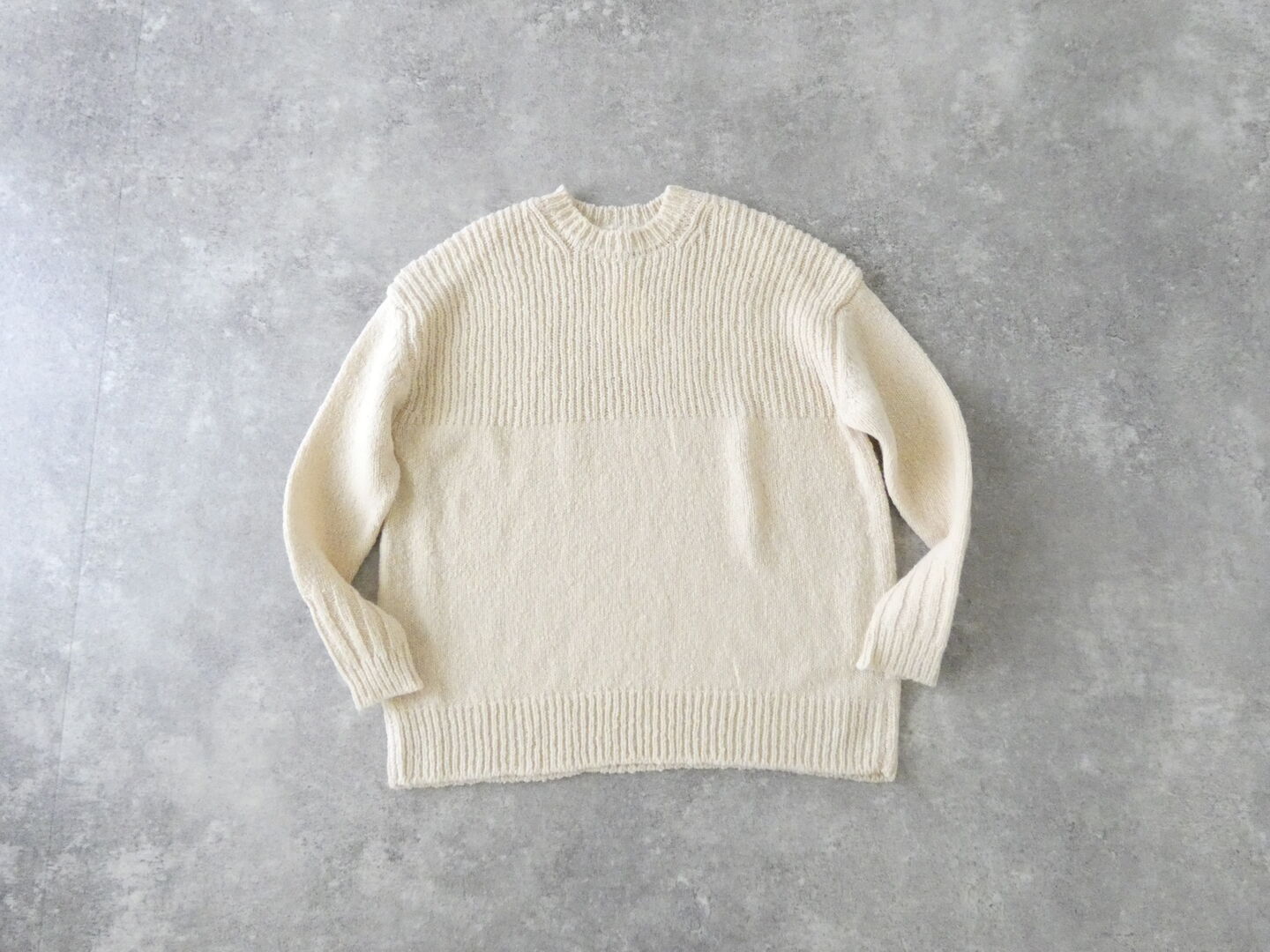 homspun(ホームスパン) ネップヤーンクループルオーバーの商品画像3
