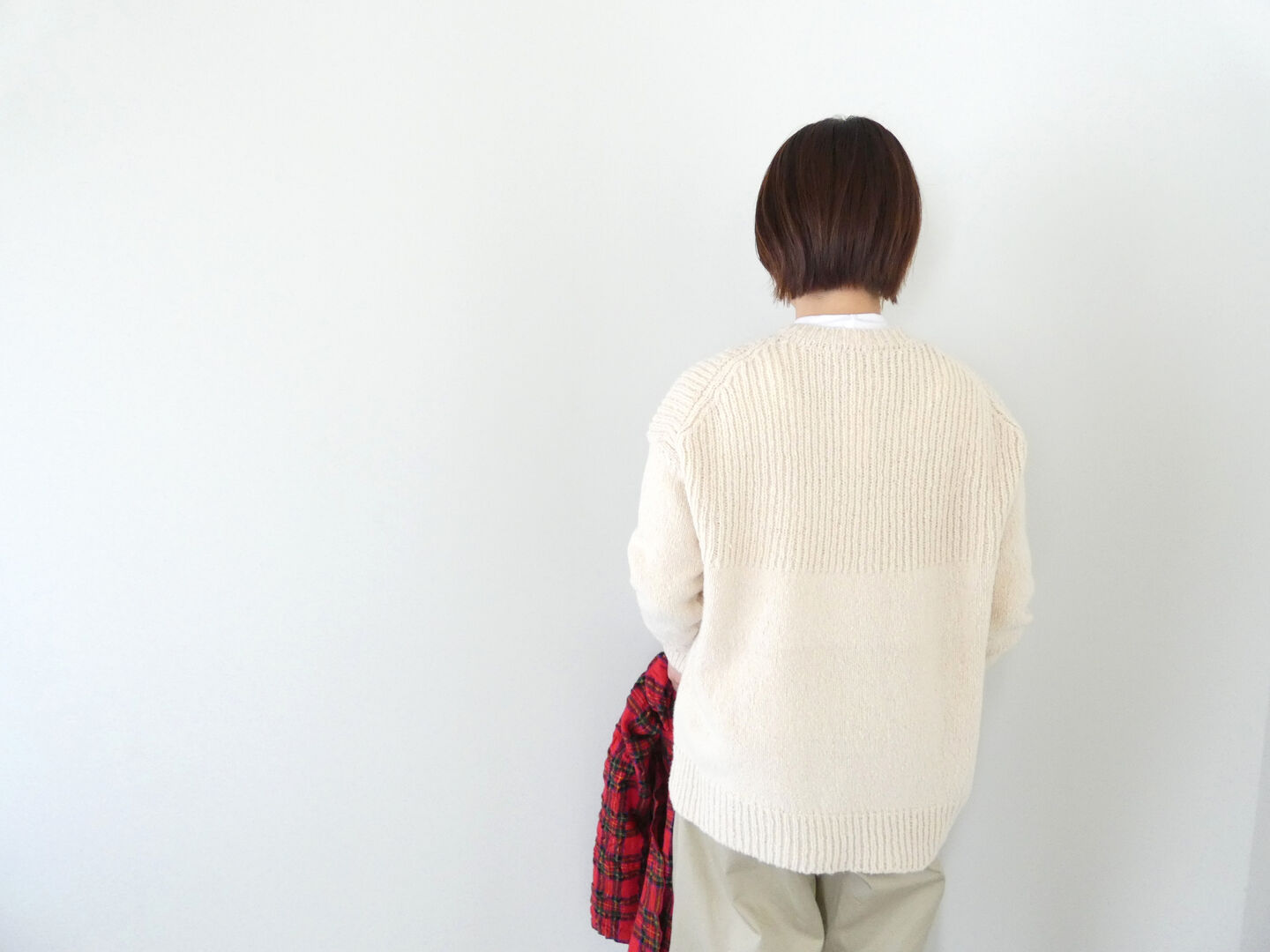 homspun(ホームスパン) ネップヤーンクループルオーバーの商品画像4