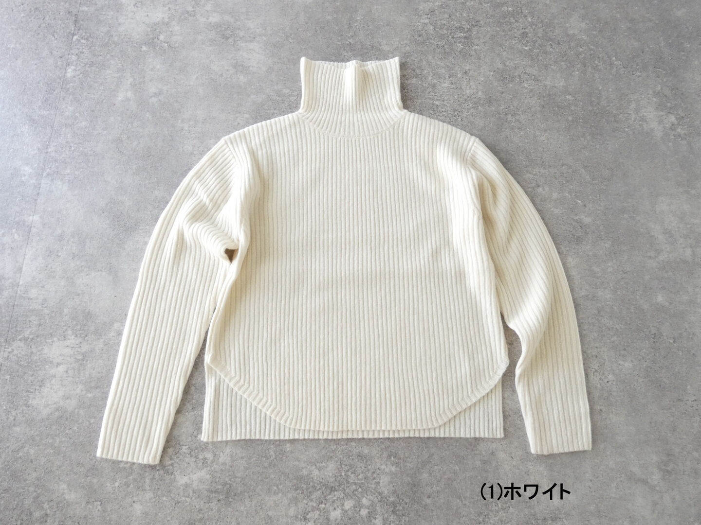 homspun(ホームスパン) メリノウールリブセーターの商品画像28