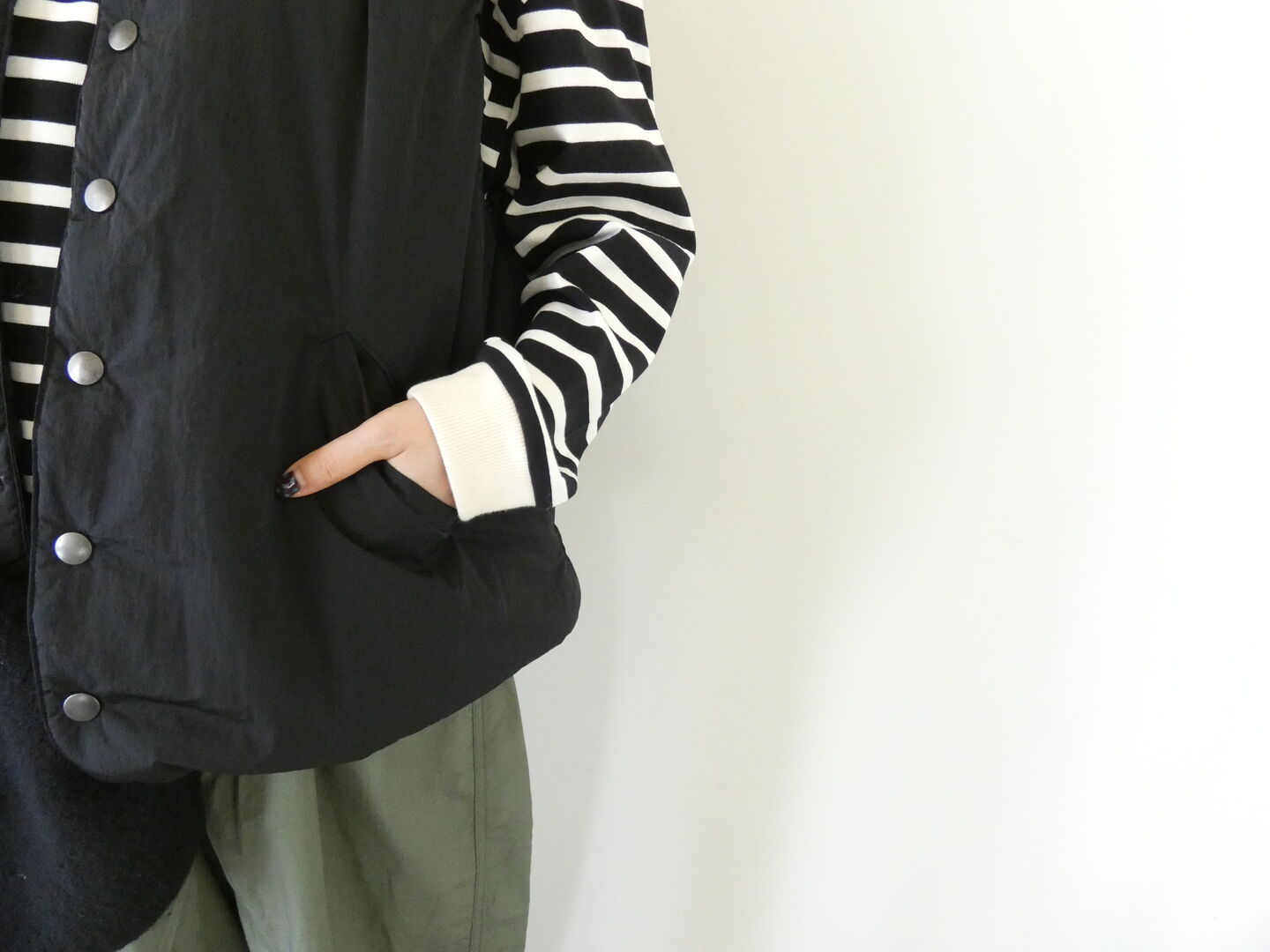 NARU リコンフィータフタパデットベストの商品画像8