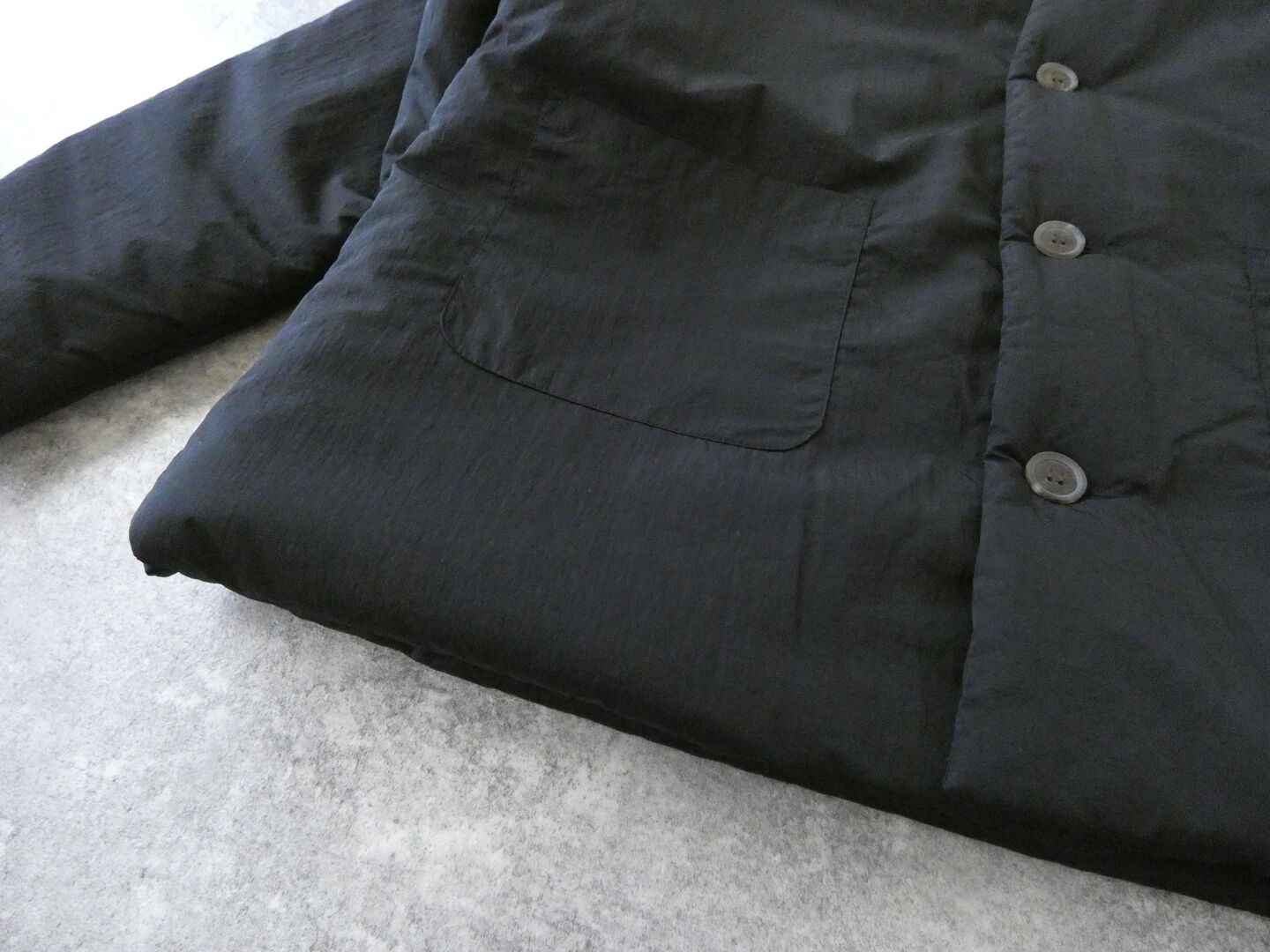 NARU リコンフィータフタキーネックパデットジャケットの商品画像27