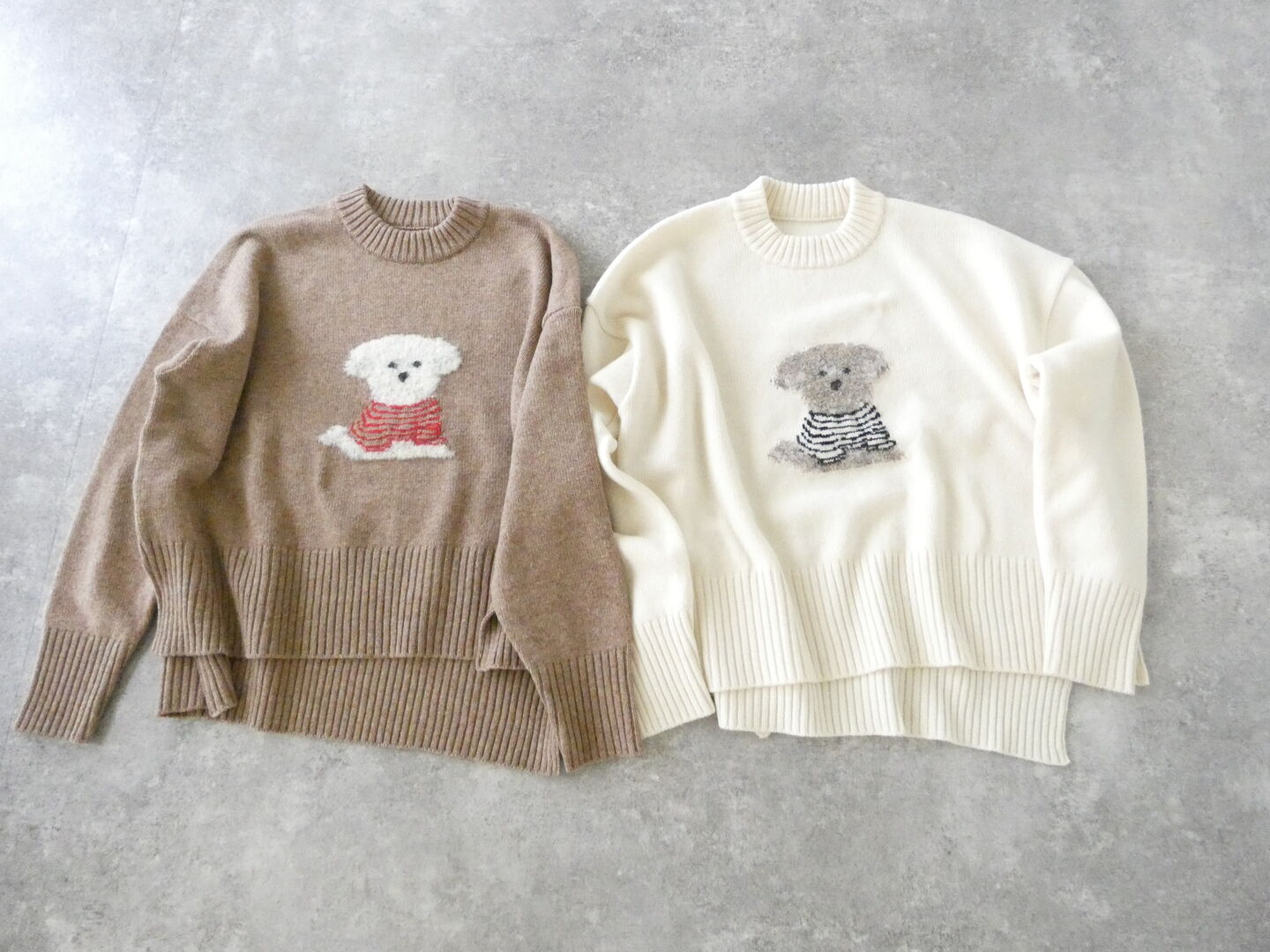 NARU エアーヤーンちょこんとプードルコモドニットの商品画像2