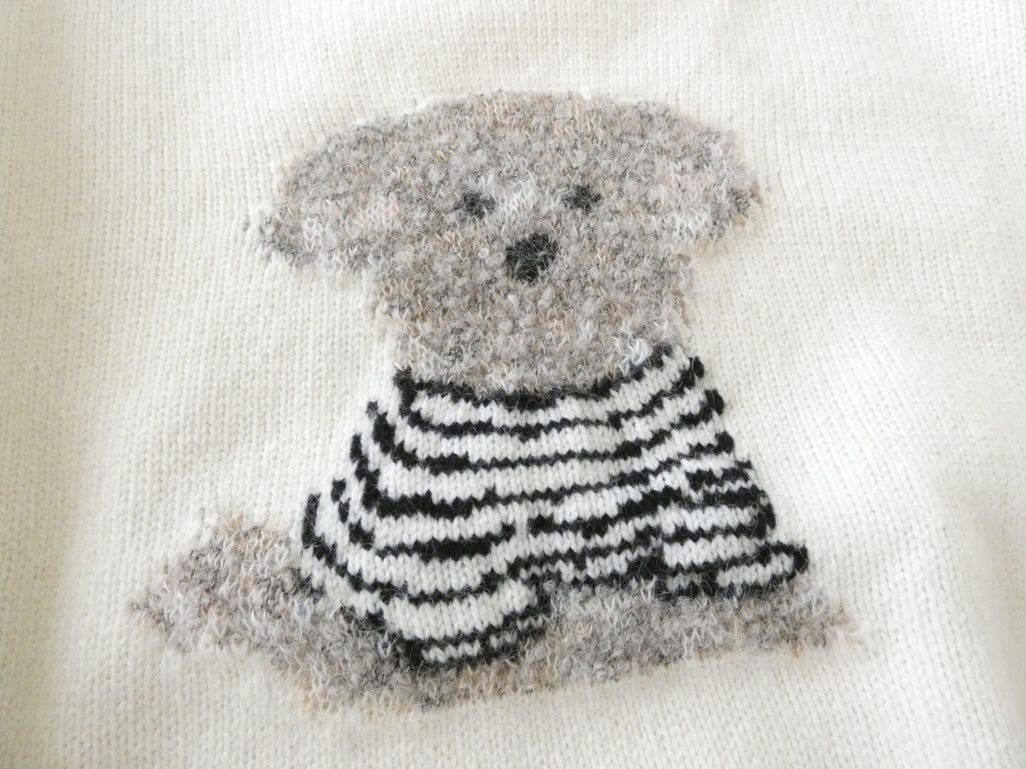 NARU エアーヤーンちょこんとプードルコモドニットの商品画像45