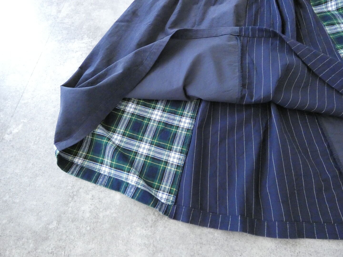 NATURAL LAUNDRY(ナチュラルランドリー) 先染めパネルシャーリングスカートの商品画像26