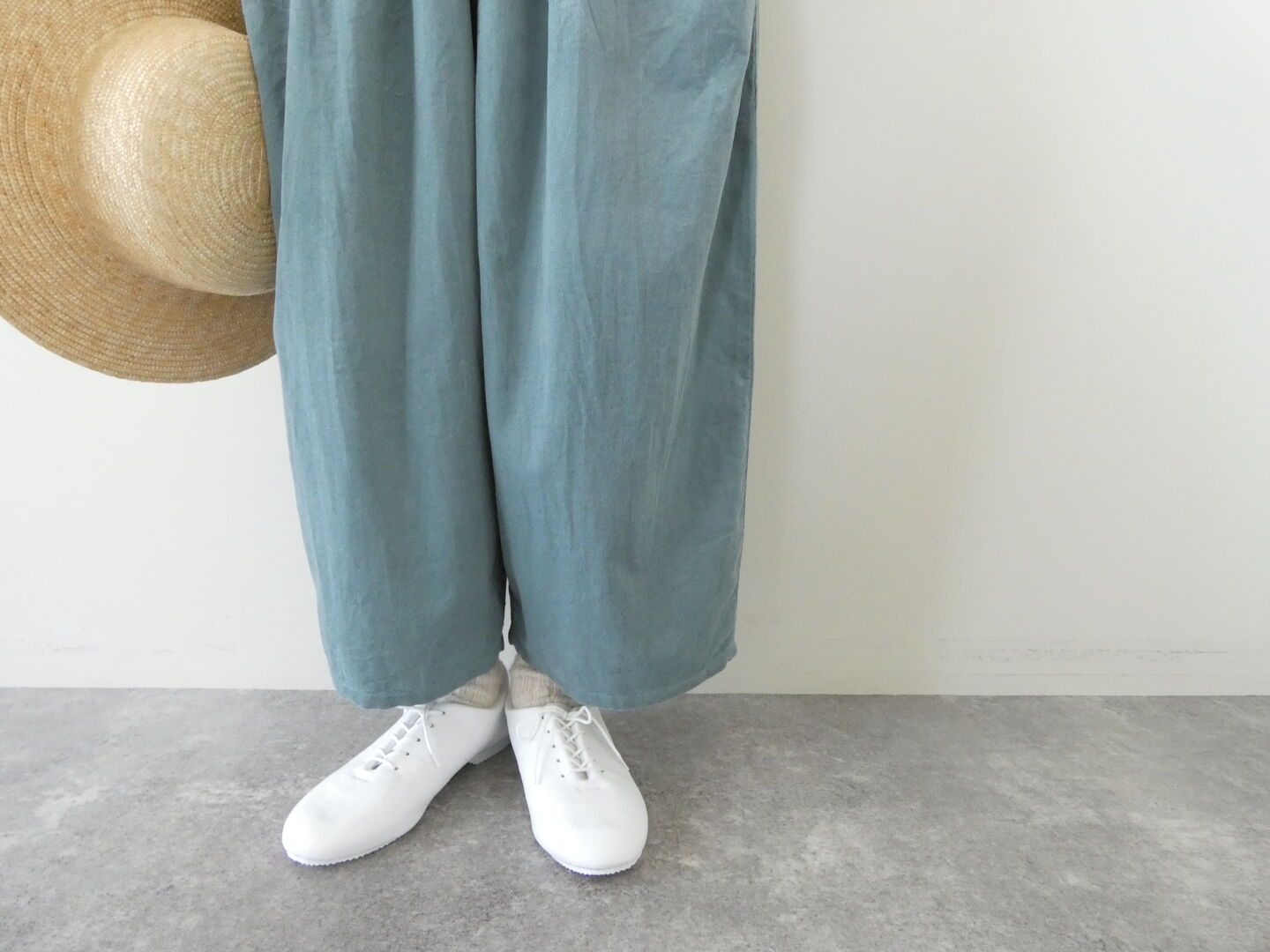 NATURAL LAUNDRY(ナチュラルランドリー) シャツコールバレルタックパンツの商品画像5
