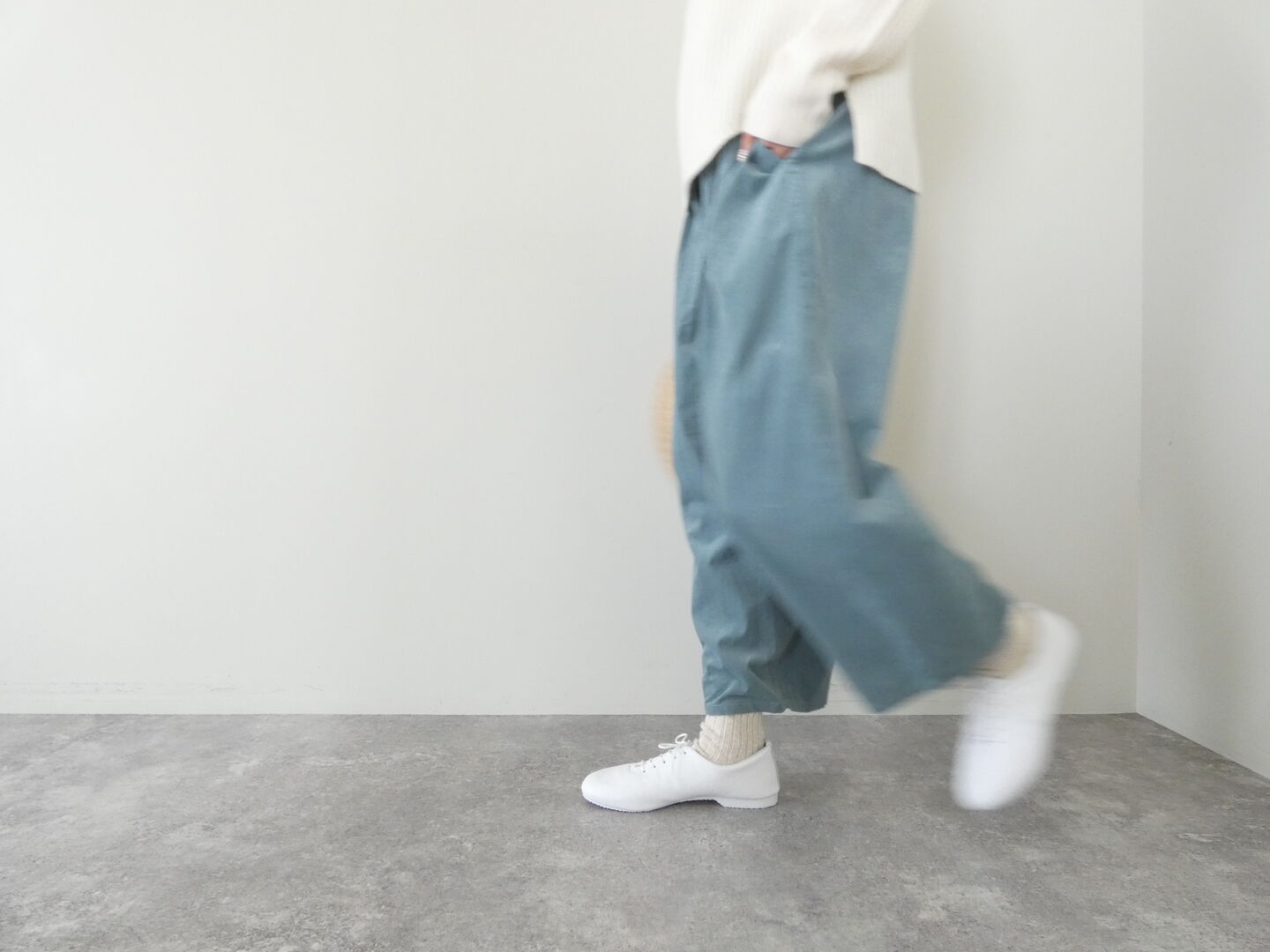NATURAL LAUNDRY(ナチュラルランドリー) シャツコールバレルタックパンツの商品画像7