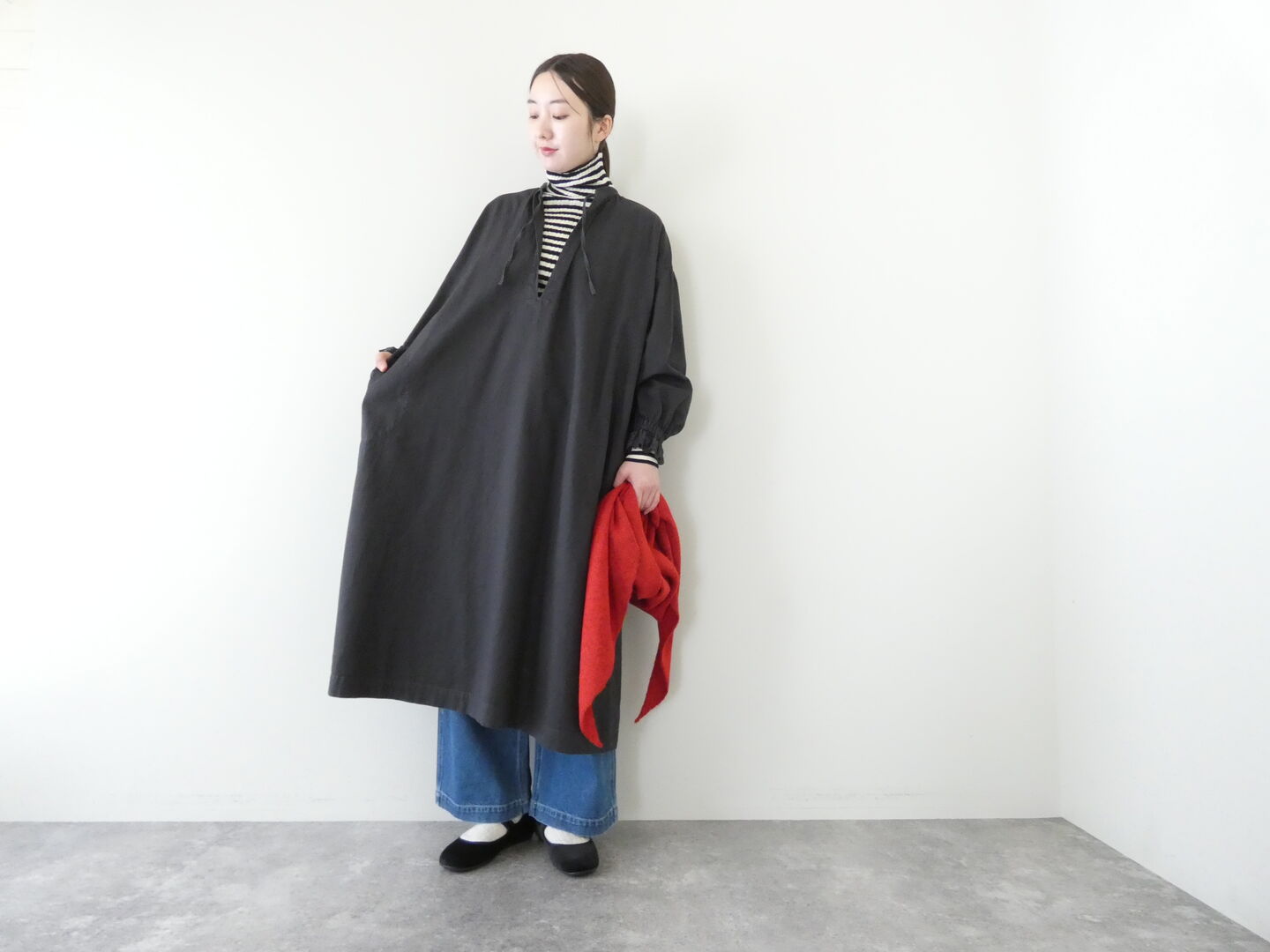grin(グリン) オックススモックワンピースの商品画像1