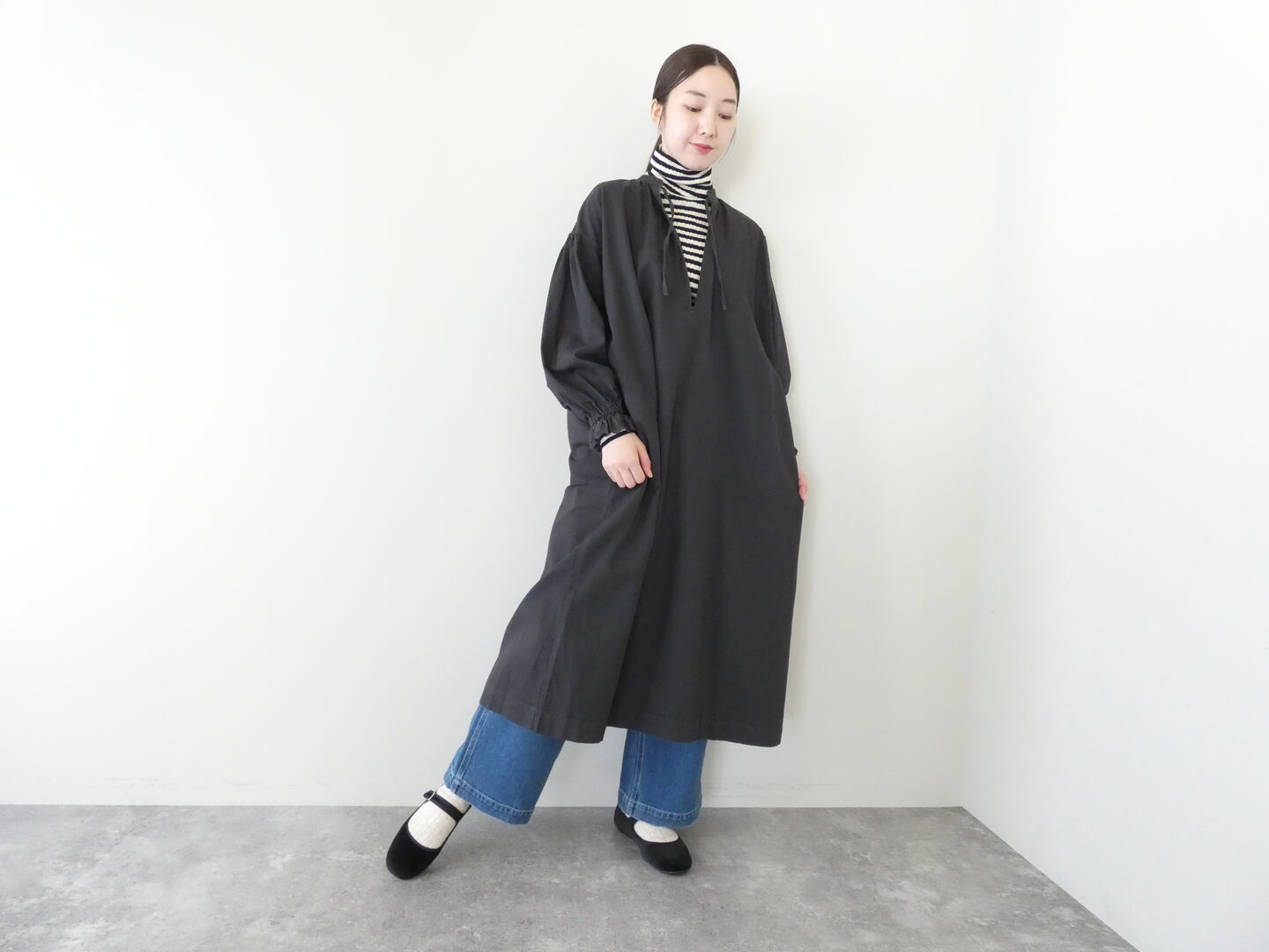 grin(グリン) オックススモックワンピースの商品画像9