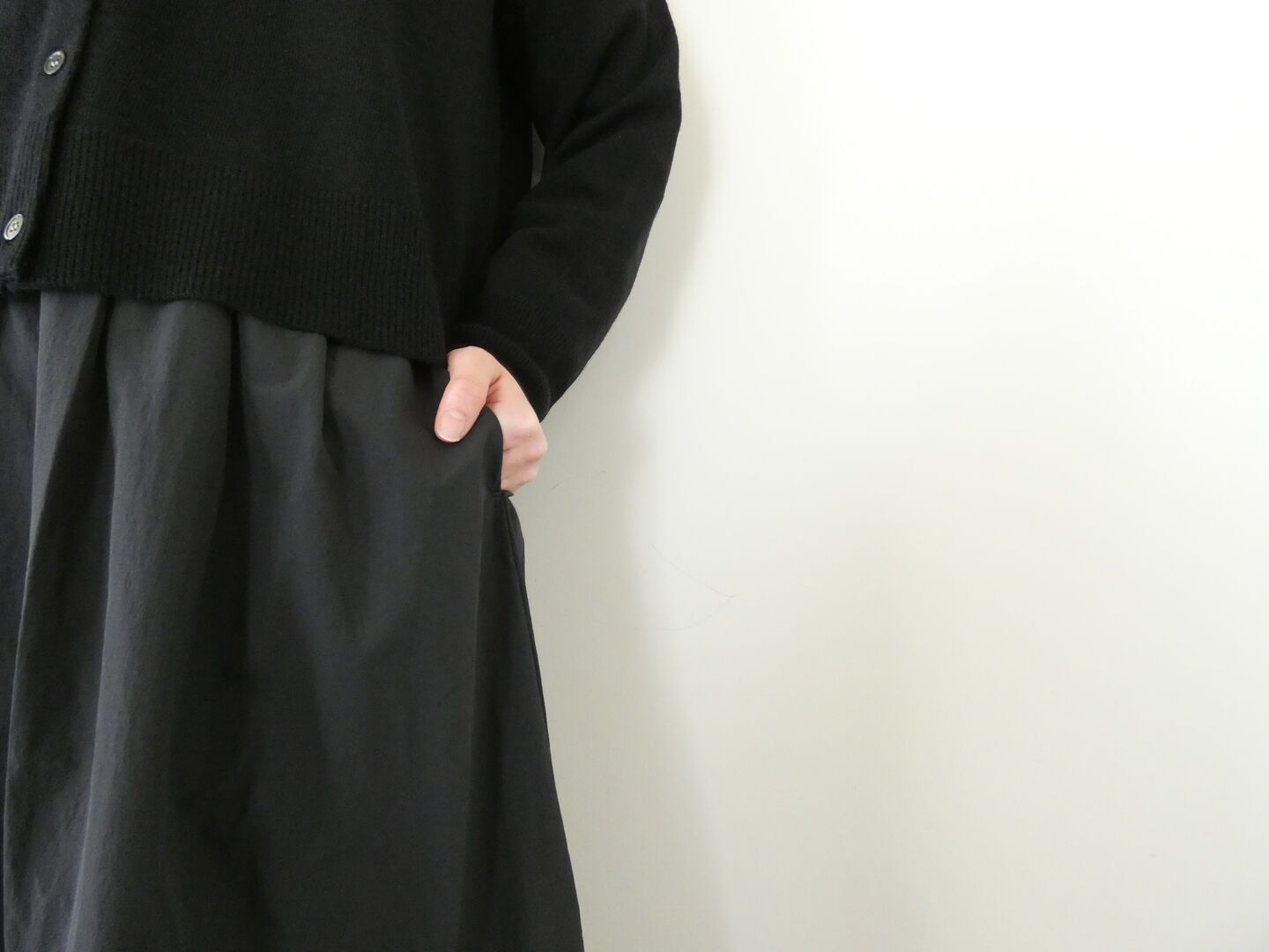 grin(グリン) ECOナイロンWバルーンロングスカートの商品画像4