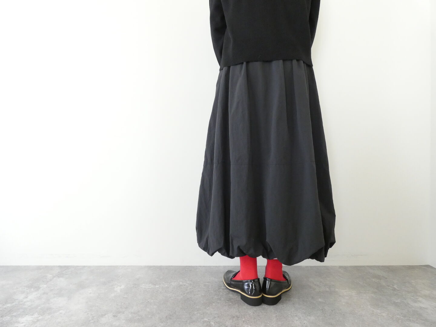 grin(グリン) ECOナイロンWバルーンロングスカートの商品画像8