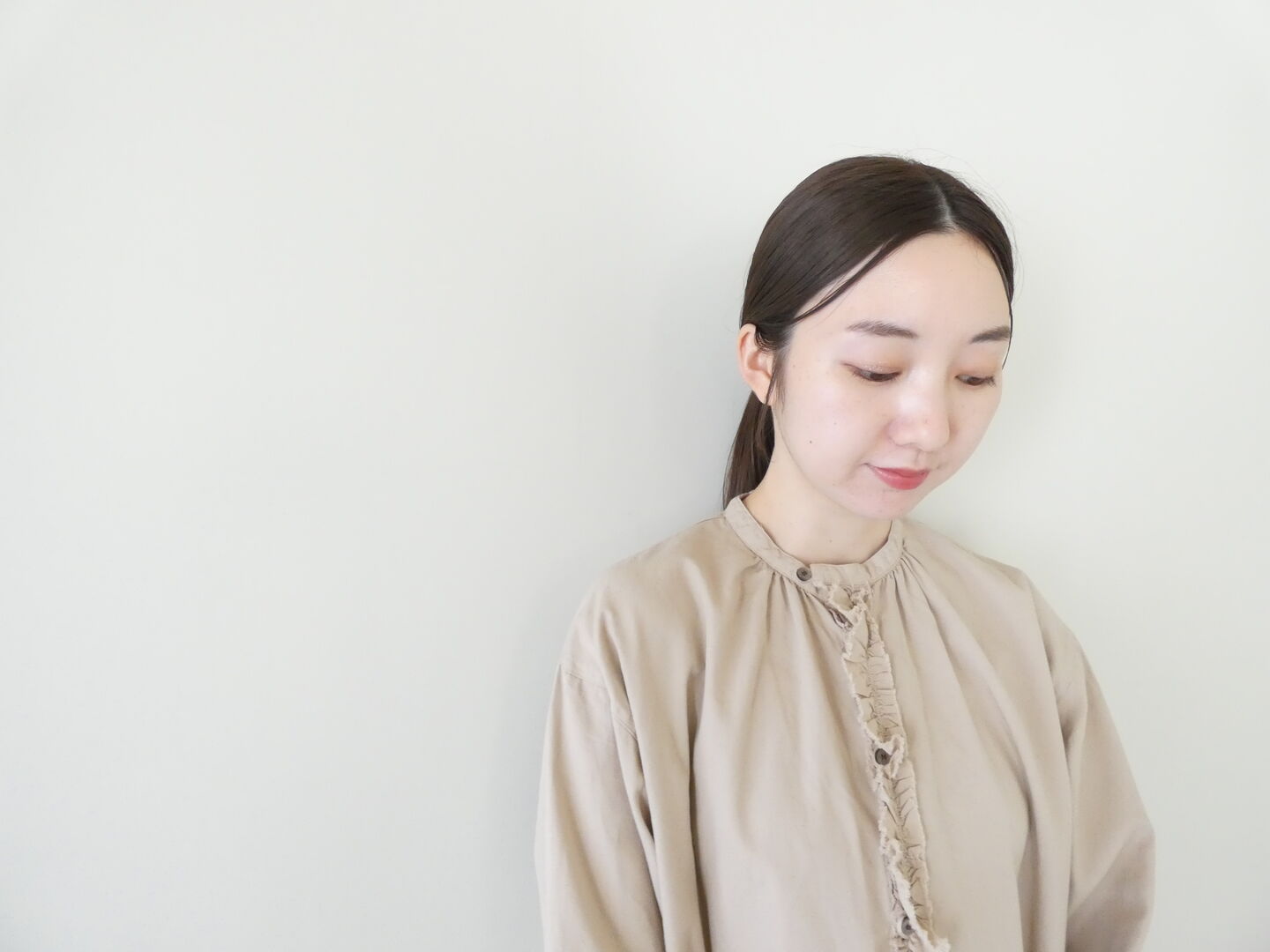 grin(グリン) オックスフリルシャツの商品画像3