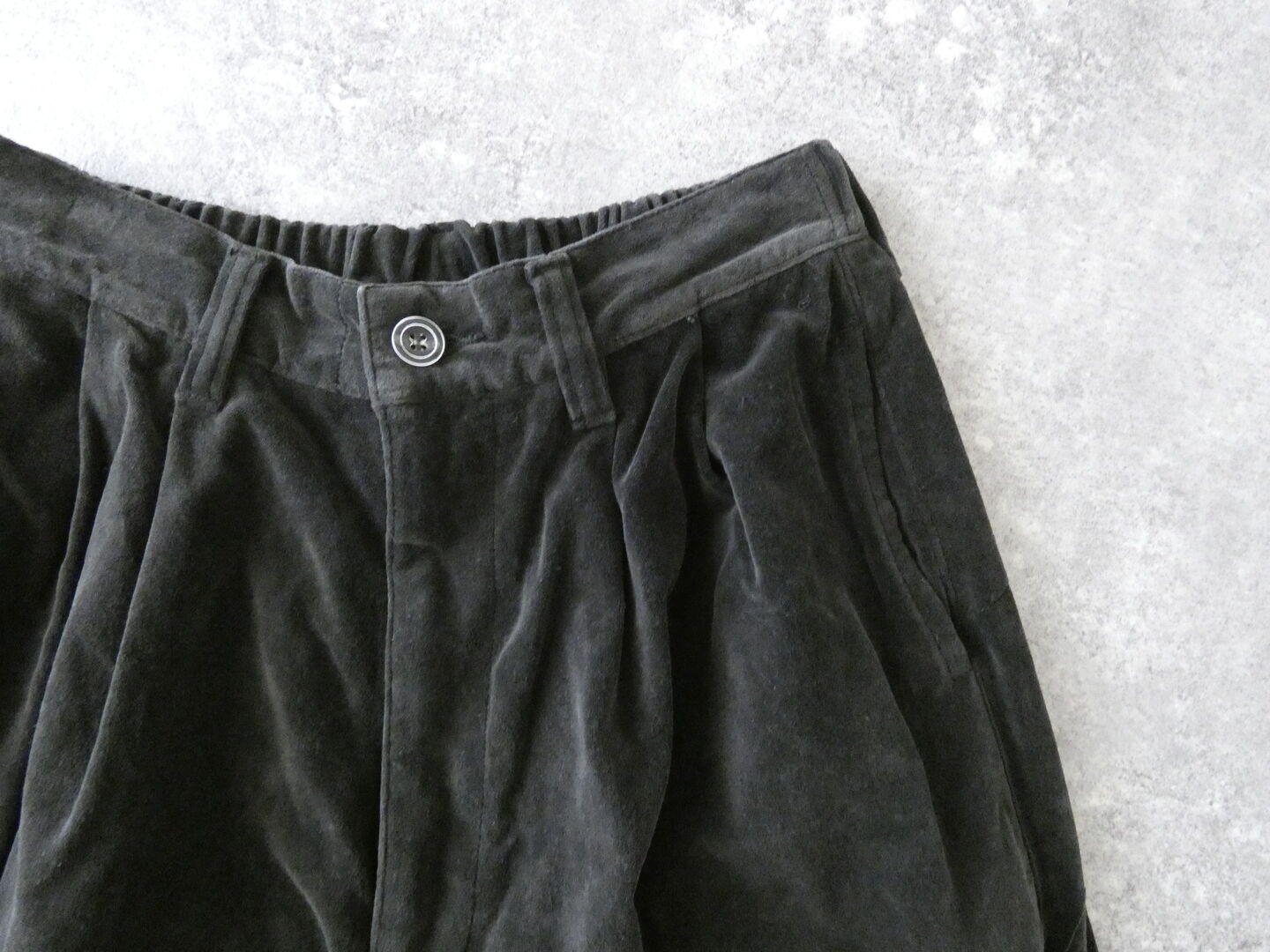 Brocante(ブロカント) 黒染コトンベロアパンツの商品画像17