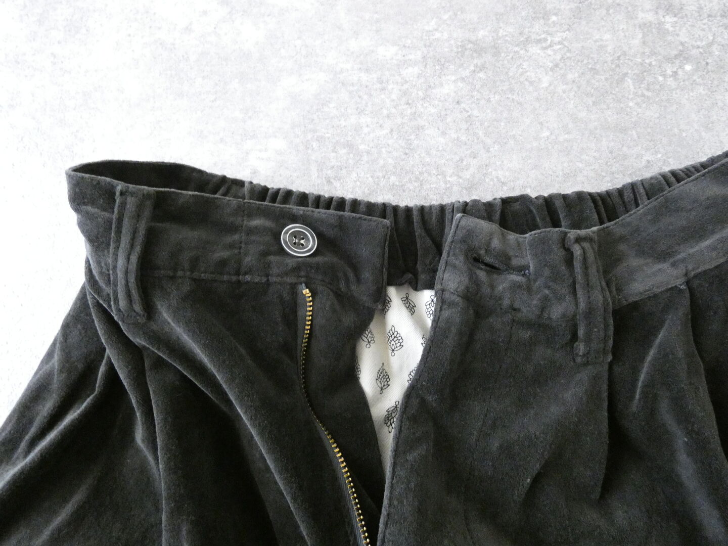 Brocante(ブロカント) 黒染コトンベロアパンツの商品画像24