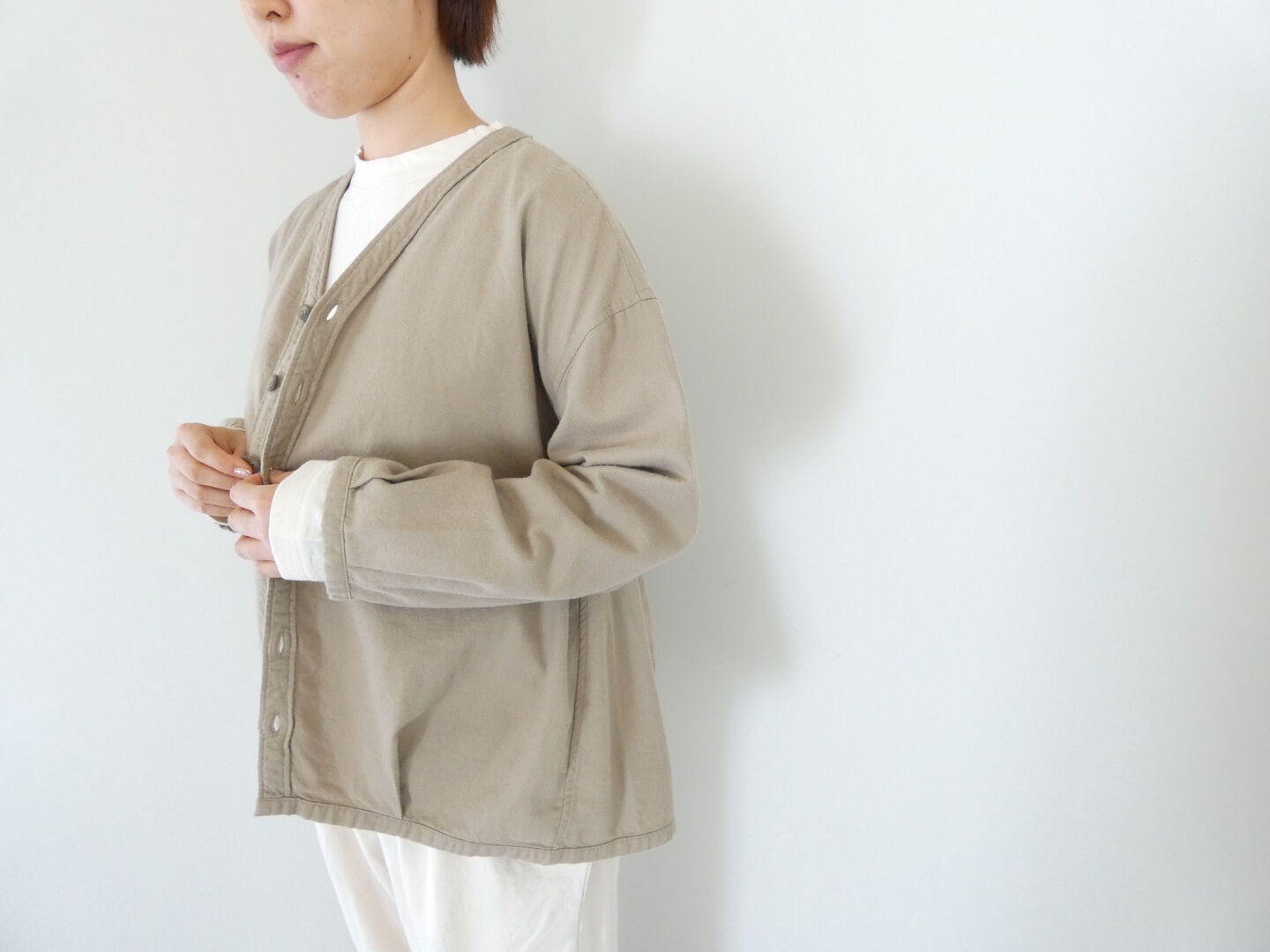 Brocante(ブロカント) 20Sフランネルカルディガンシャツの商品画像2