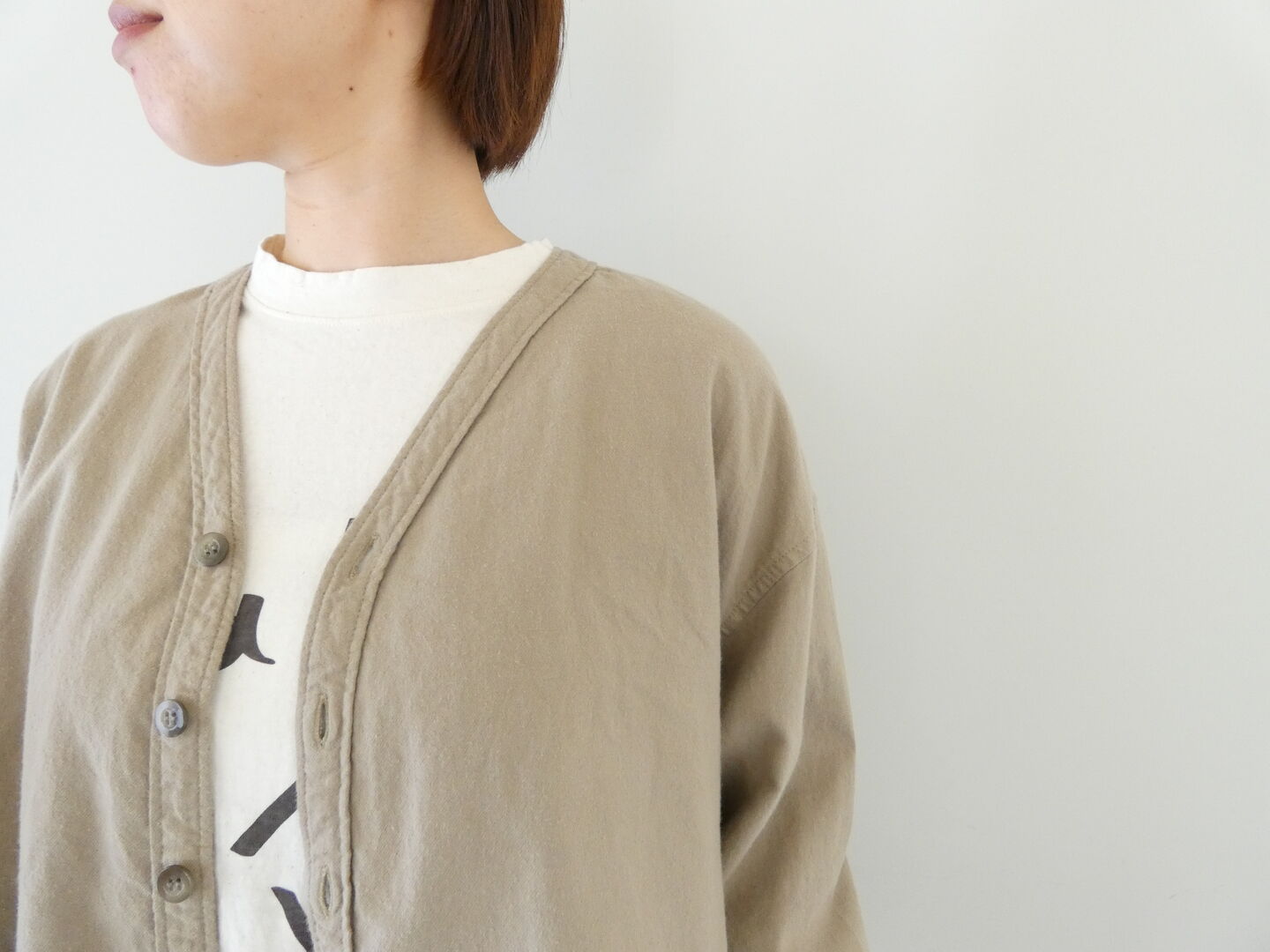 Brocante(ブロカント) 20Sフランネルカルディガンシャツの商品画像4