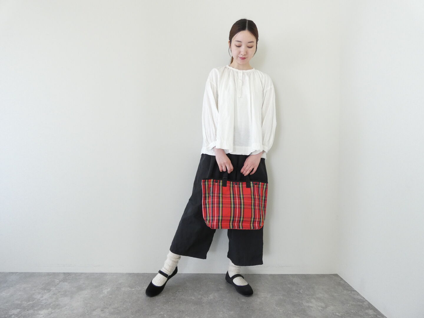 Gauze#(ガーゼ) アンティークジャガードチャーチスモックブラウスの商品画像1