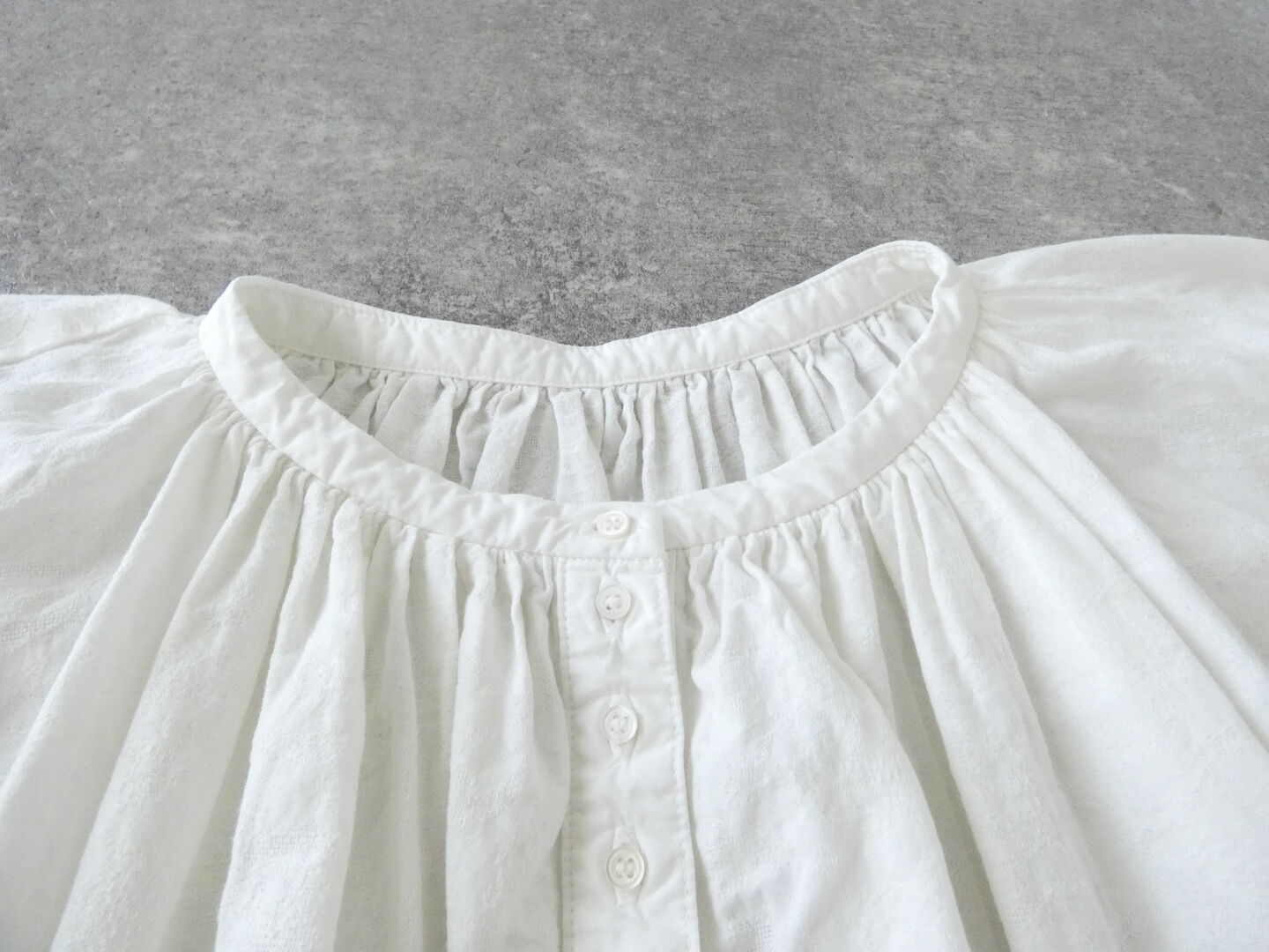 Gauze#(ガーゼ) アンティークジャガードチャーチスモックブラウスの商品画像30