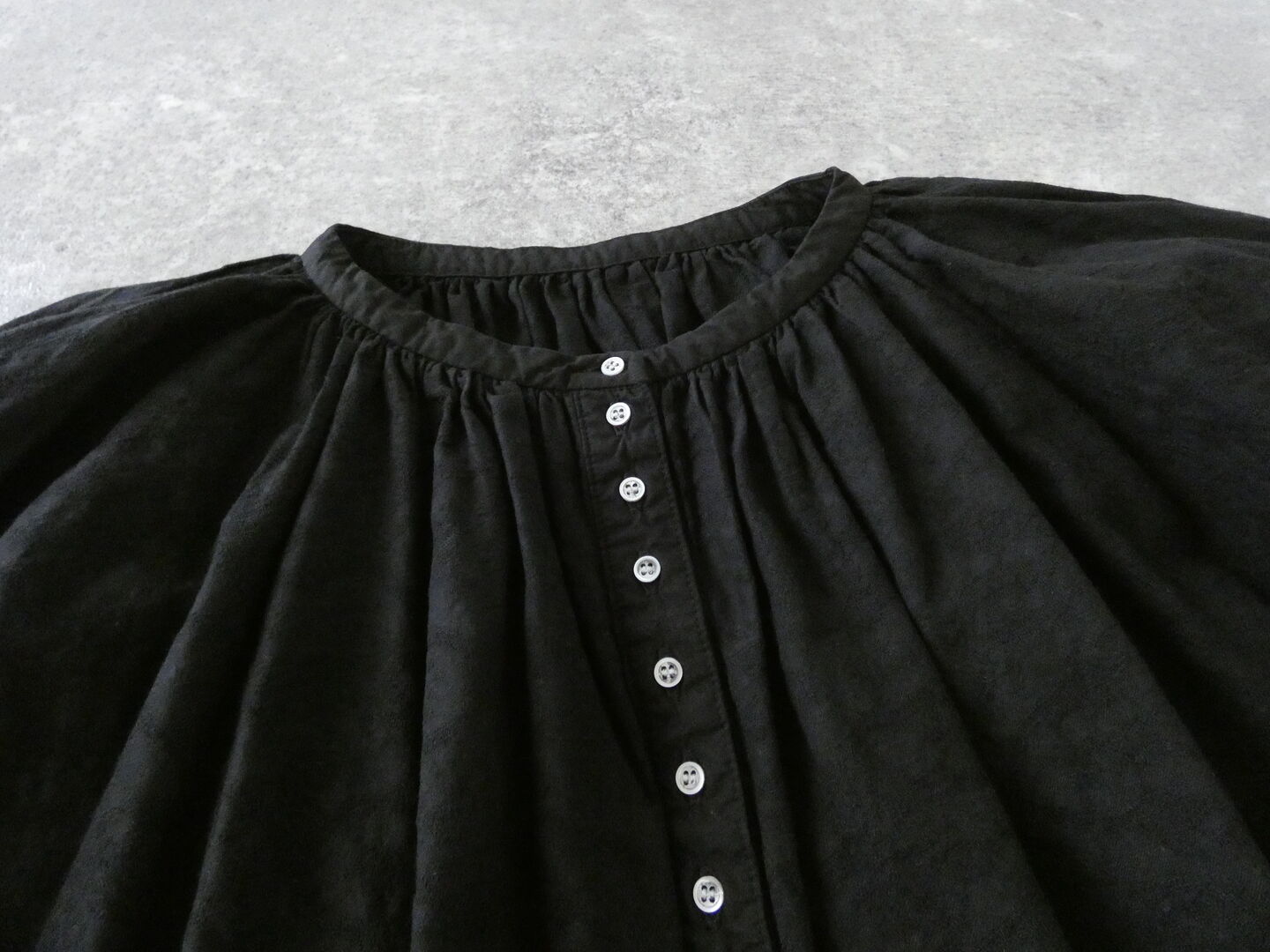 Gauze#(ガーゼ) アンティークジャガードチャーチスモックブラウスの商品画像45