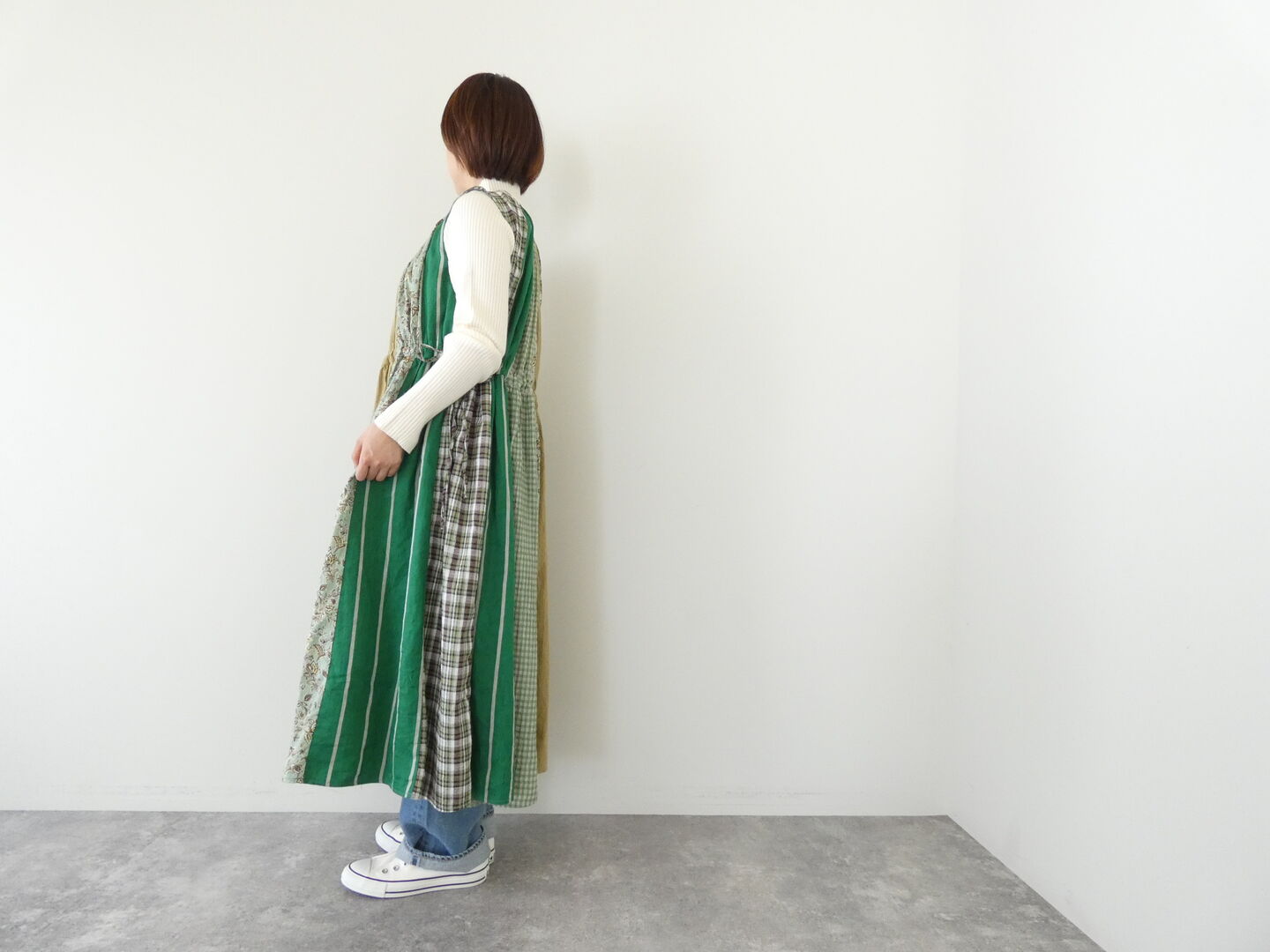 KAPITAL(キャピタル) パッチワークカーロドレスの商品画像8