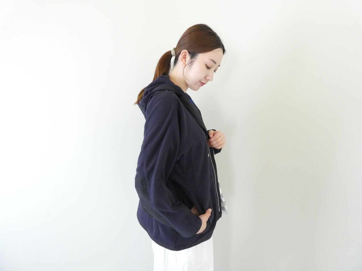 快晴堂(かいせいどう) 山の軽くあたたかいフリース　トレッキングパーカーの商品画像9