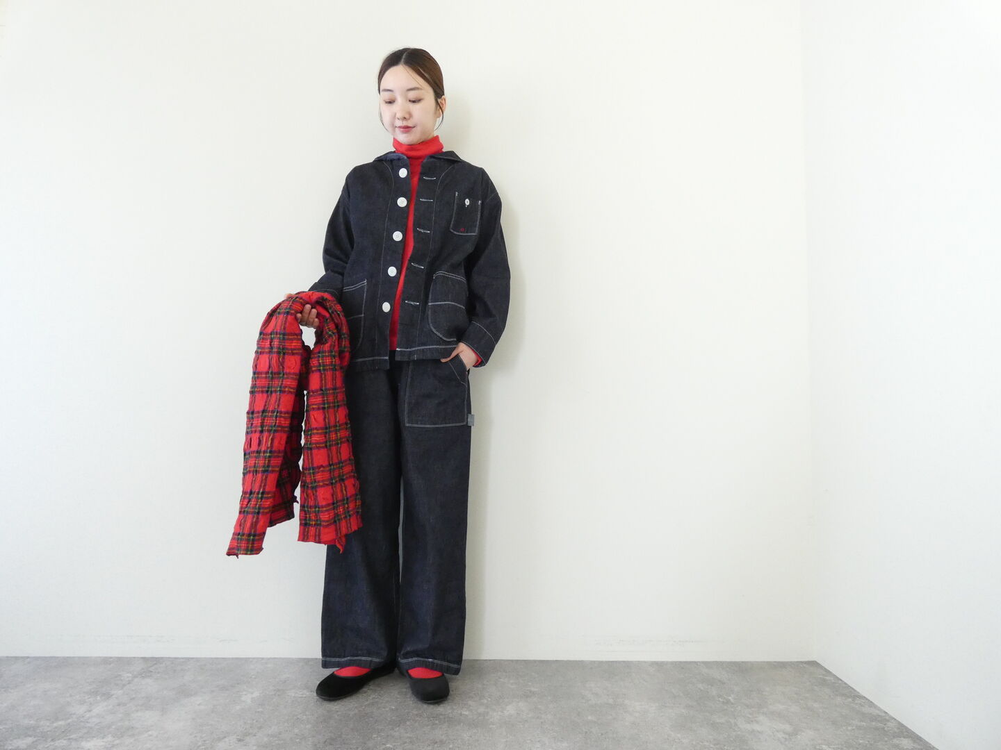 快晴堂(かいせいどう) HAYATE CCBYセーリングデニム　セーラージャケット の商品画像1