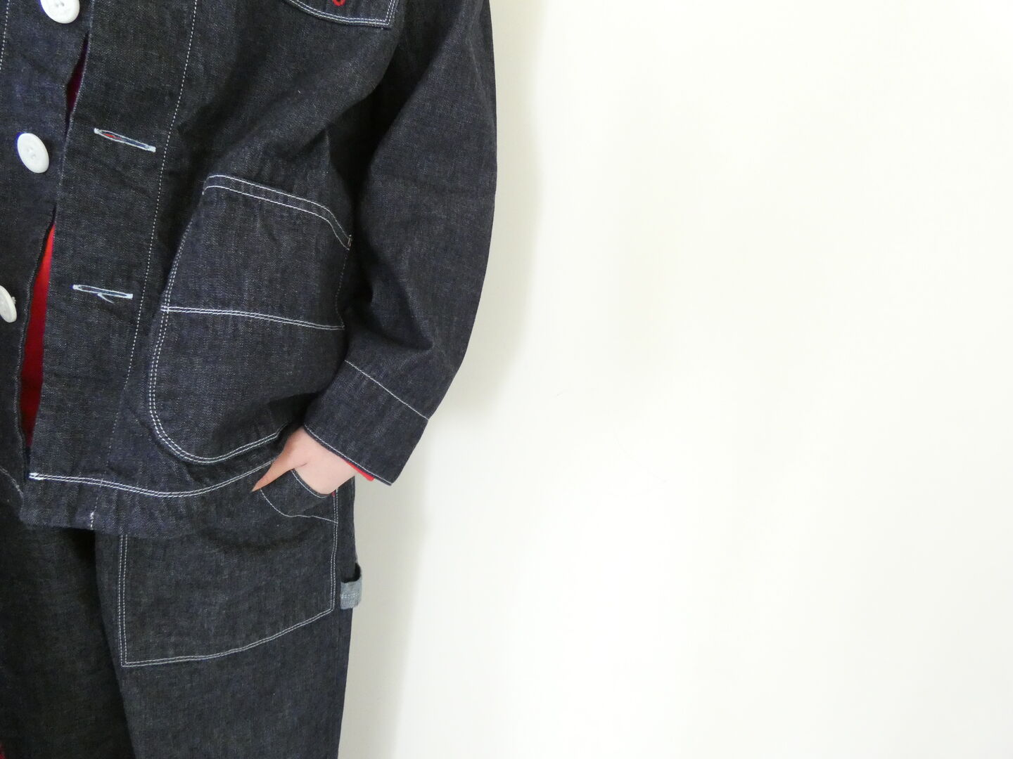 快晴堂(かいせいどう) HAYATE CCBYセーリングデニム　セーラージャケット の商品画像21